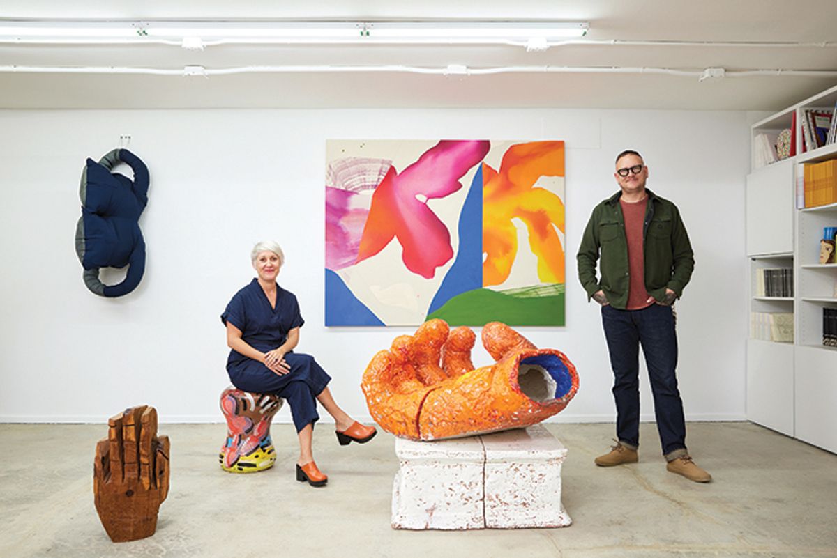 Devon Oder and Adam Miller want their gallery to be “surrounded by artists” Photo: Ye Rin Mok