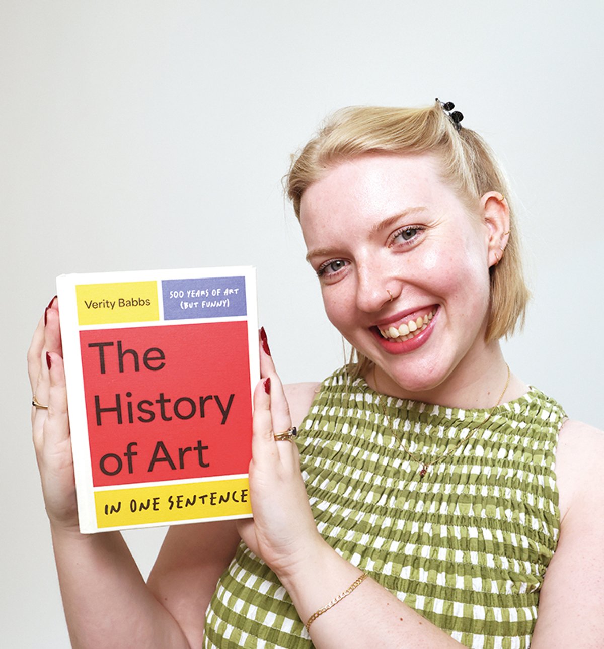 Verity Babbs’s new book The History of Art combines her two passions: art history and comedy Photo: courtesy of Verity Babbs
