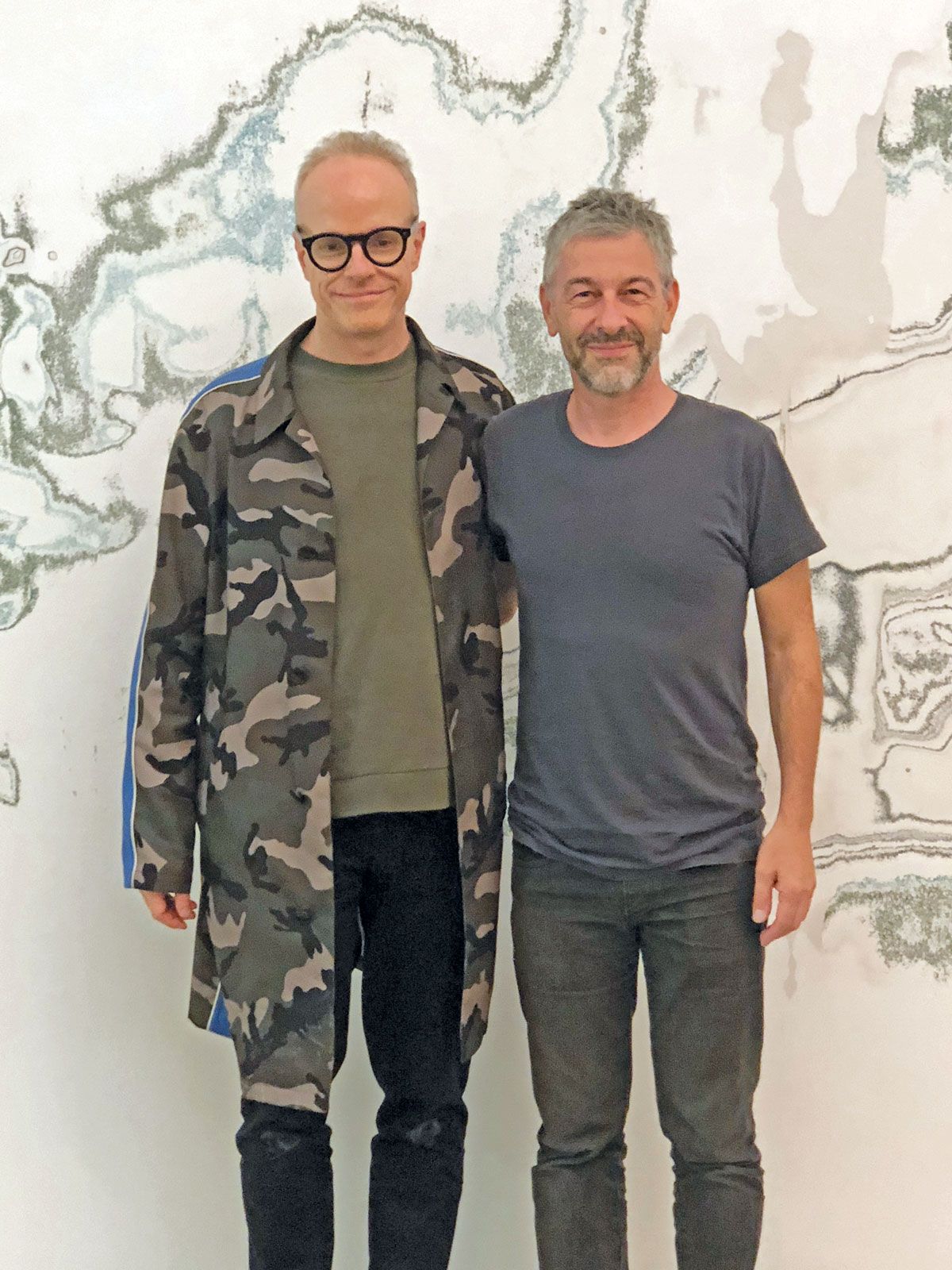 Pierre Huyghe's (right) exhibition at the Serpentine Gallery's, where Hans Ulrich Obrist (left) is artistic director, opens this week Courtesy of the Serpentine Galleries