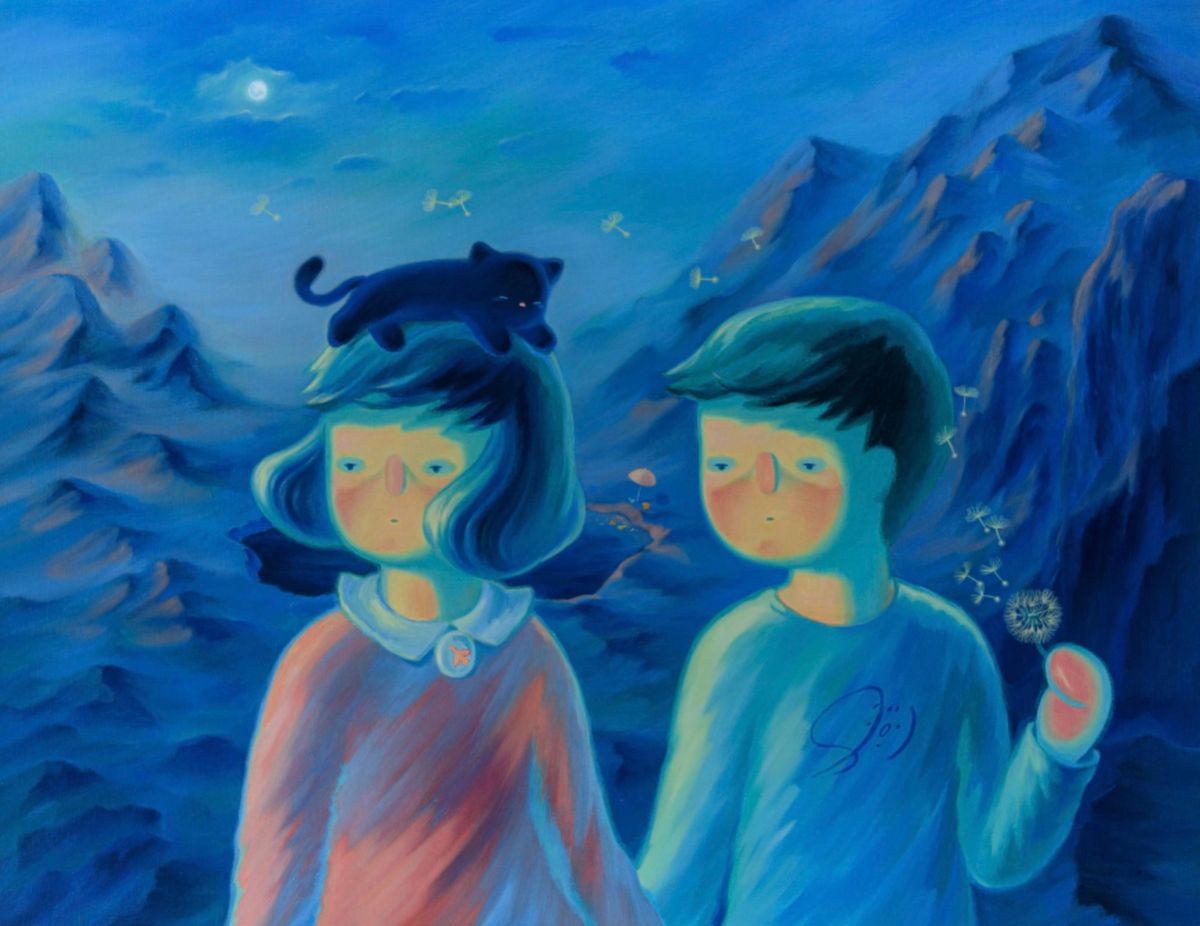 Seulgi Kim, Two Roads, 2022 Courtesy of the artist and Gallery Afternoon, Seoul