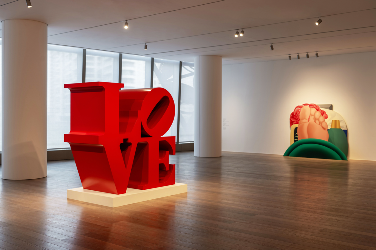 Installation view of Pop: Fame, Love, Power at the Nita Mukesh Ambani Cultural Centre, Mumbai
Courtesy of NMACC