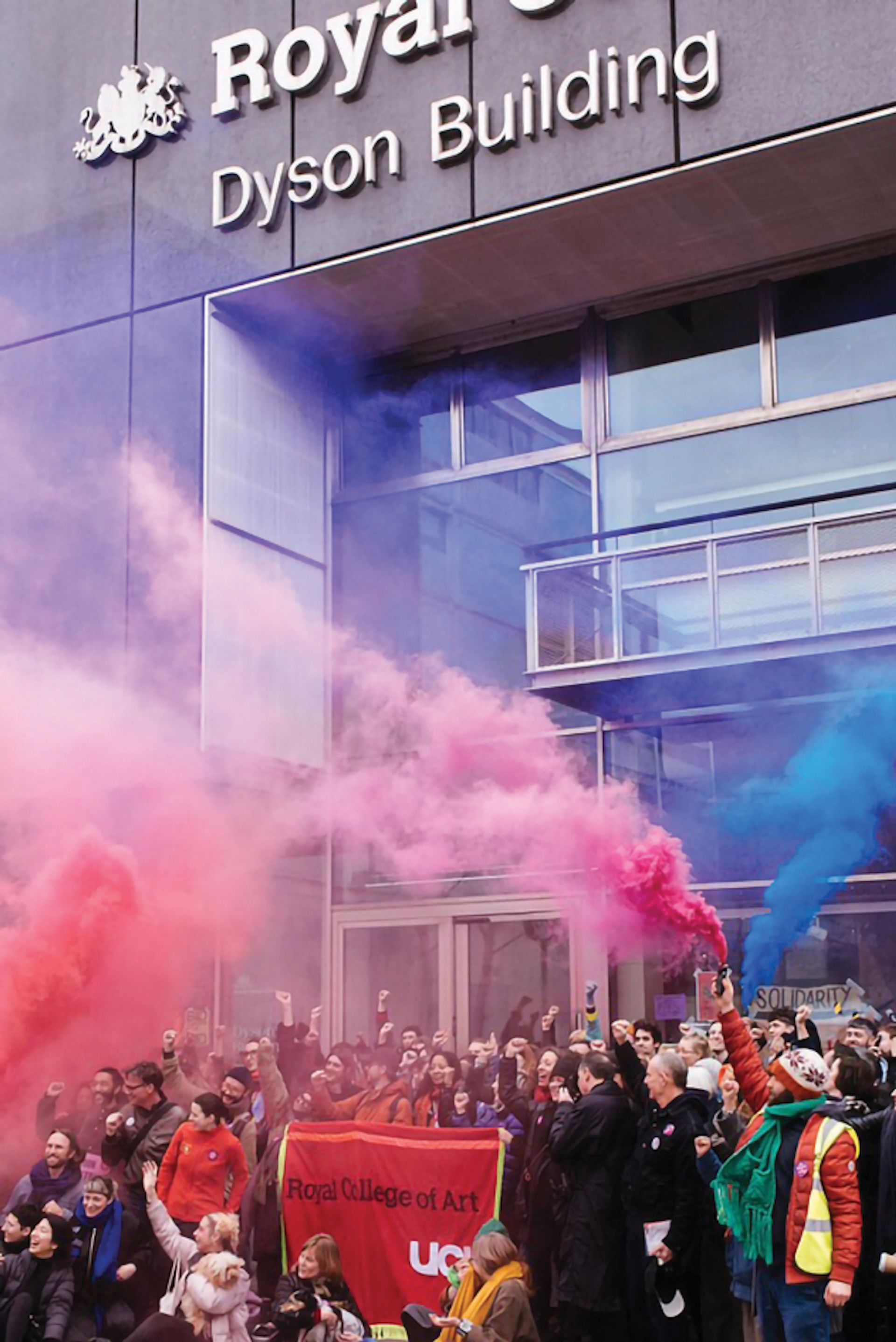London art schools have been experiencing strikes and protests © Ruudu Ulas