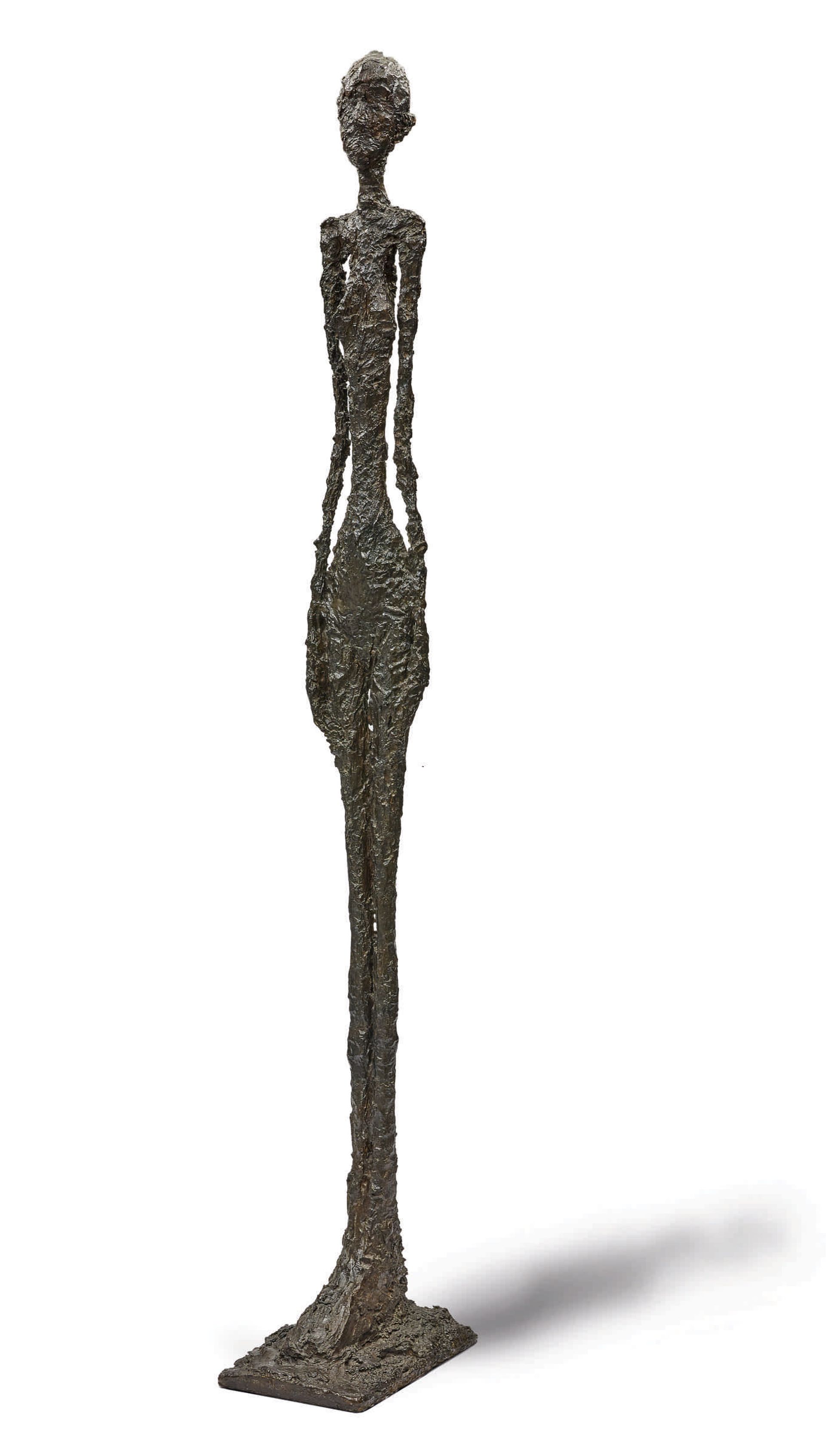 Giacometti's "Grande Femme I" (1960). Courtesy of Sotheby's