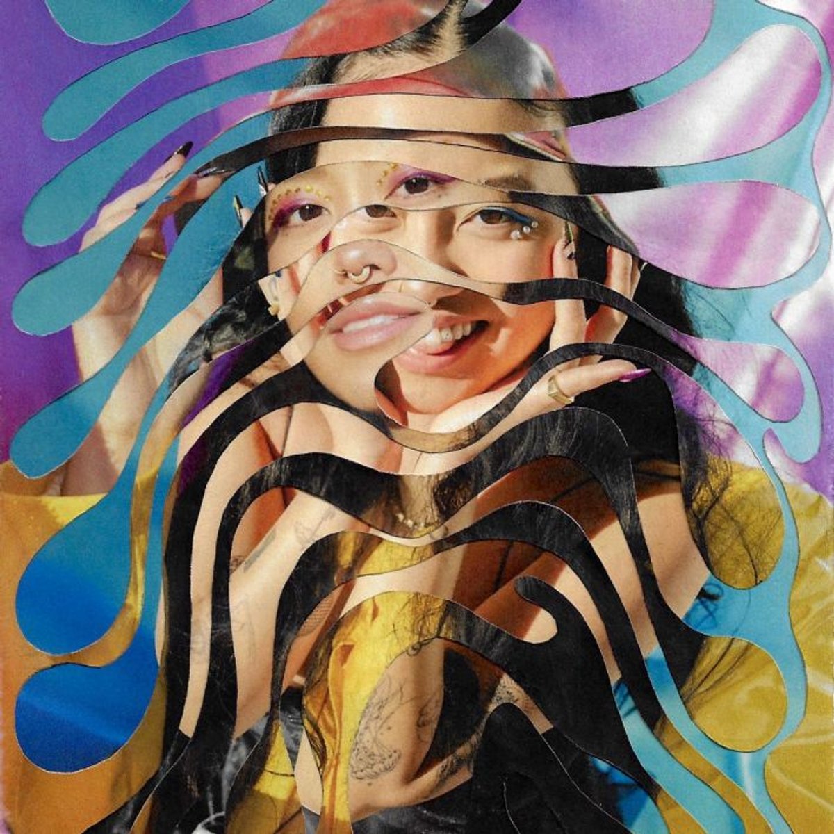 A portrait by Ian Woods of the queer, neurodivergent, Korean American performer and creative equity consultant Jezz Chung, who has chronic depression and ADHD