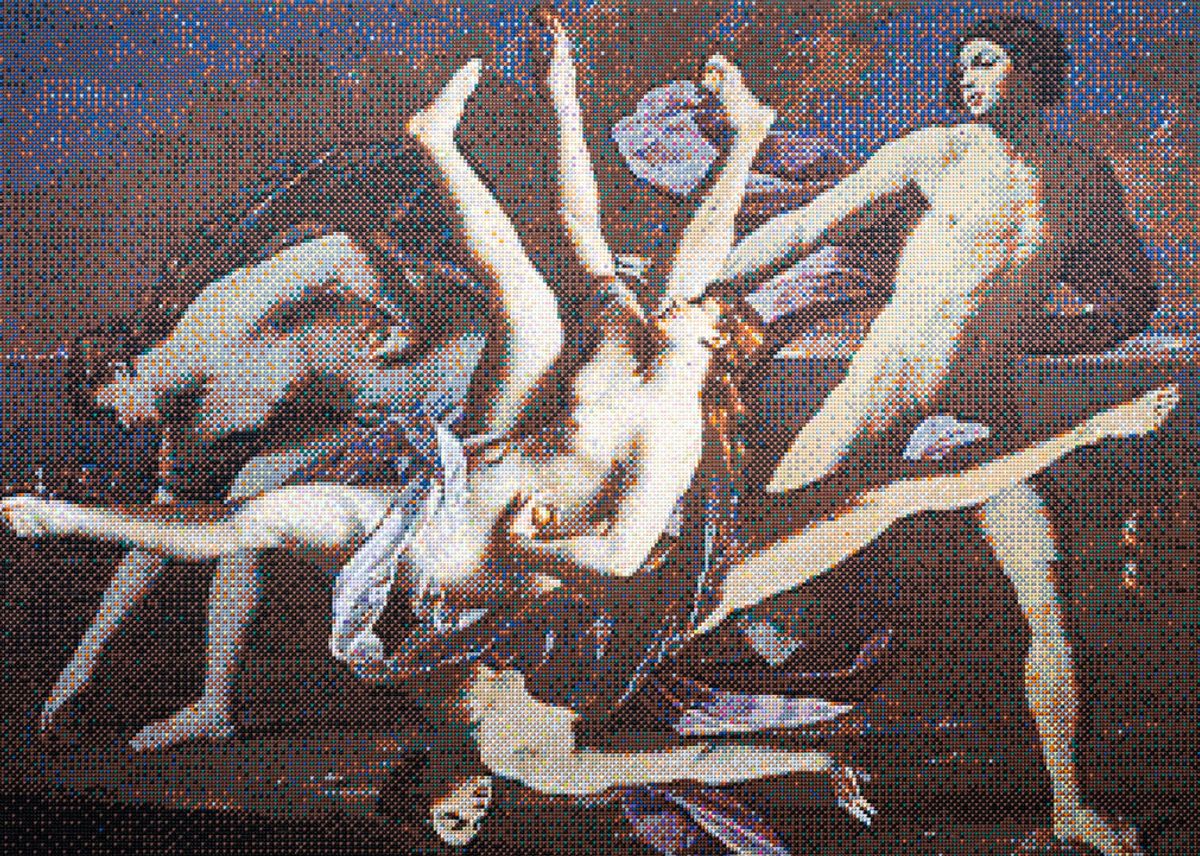 Ai Weiwei's Atalanta and Hippomenes (after Guido Reni) (2024)
Courtesy Tefaf