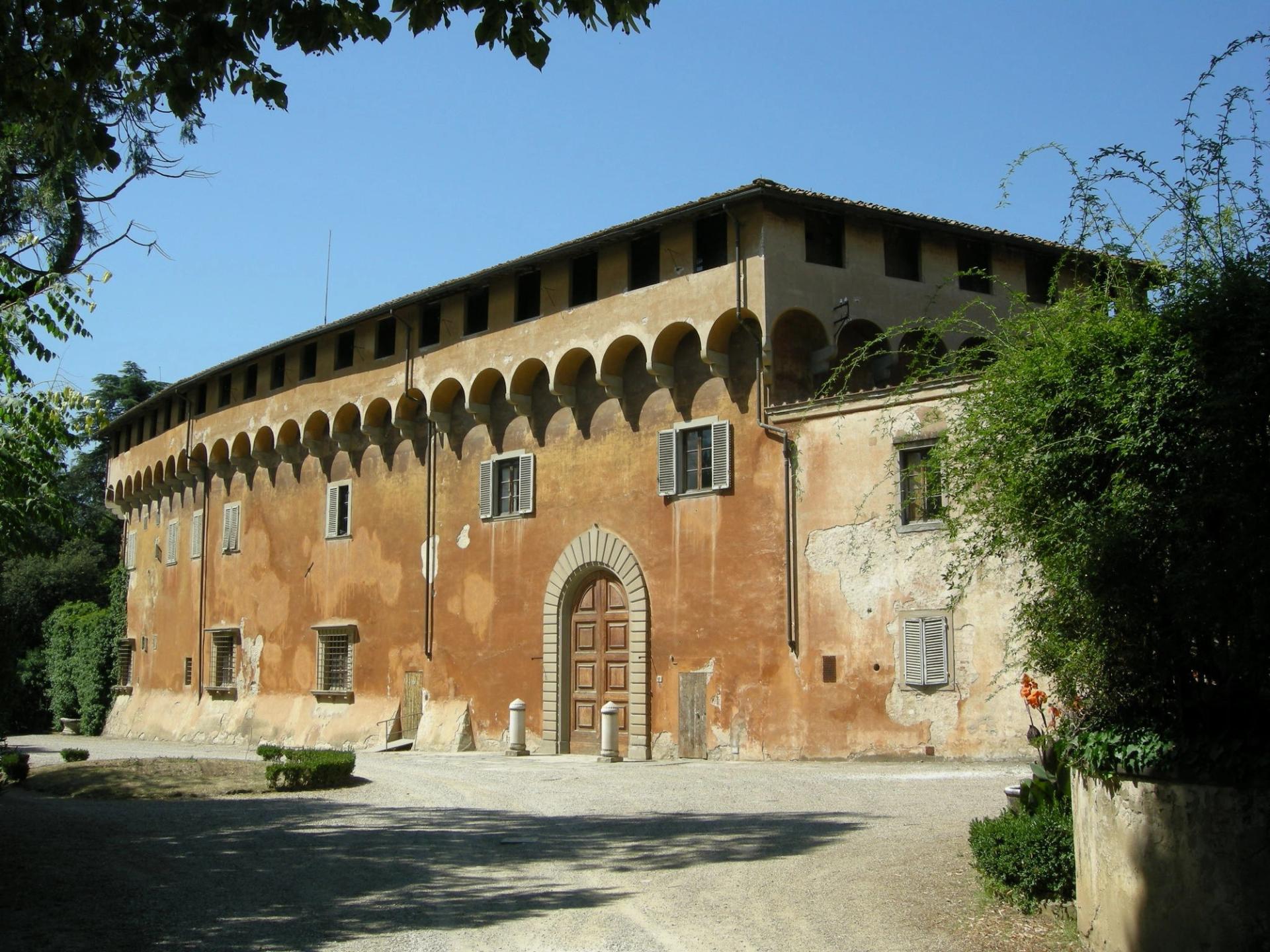 Villa di Careggi酒店位于佛罗伦萨附近的丘陵（Tuscany）照片：赛马