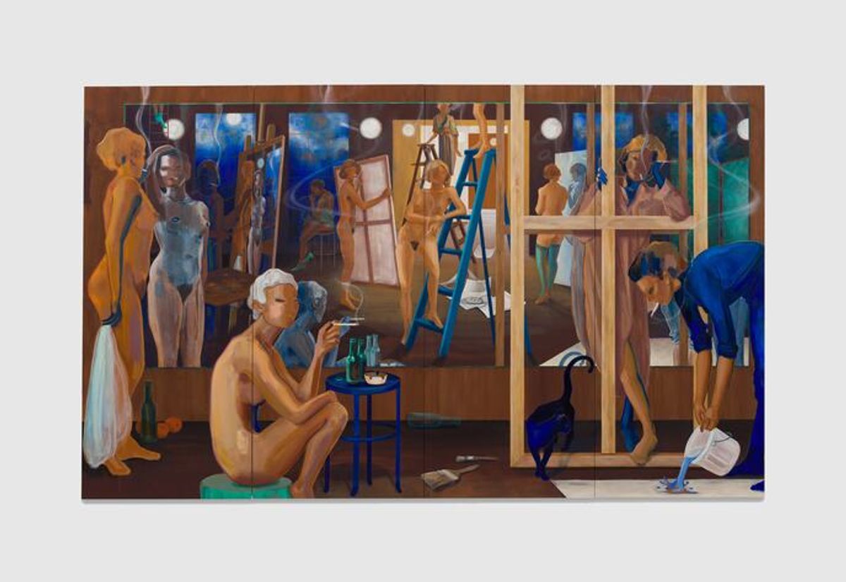 Lisa Brice's Smoke and Mirrors (2020) Courtesy of the artist and Stephen Friedman