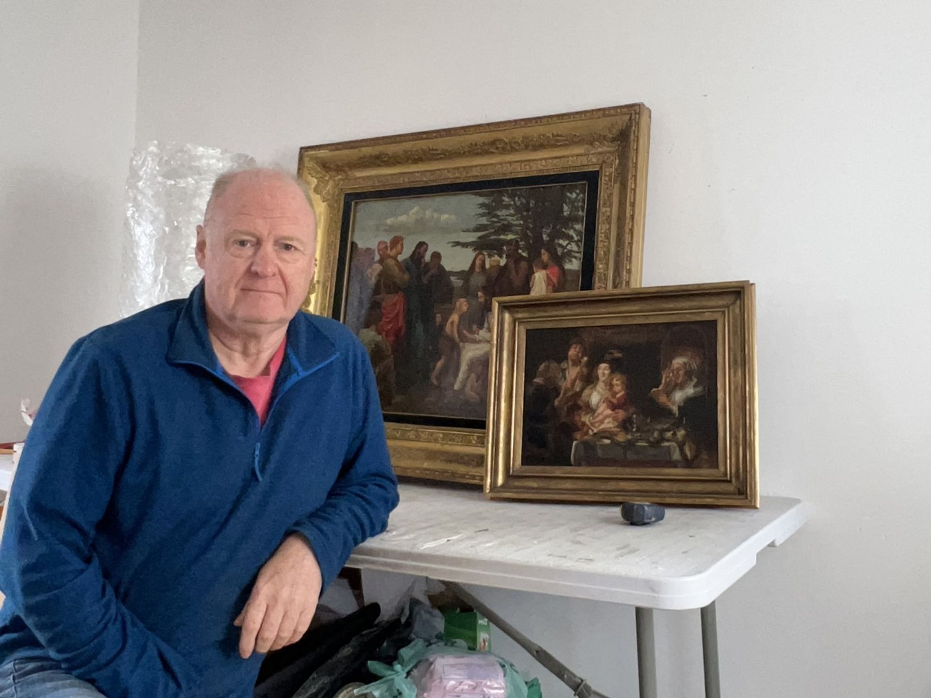 No longer worth the hassle: Steve Shovlar used to sell 30 to 50 paintings a week to EU-based clients