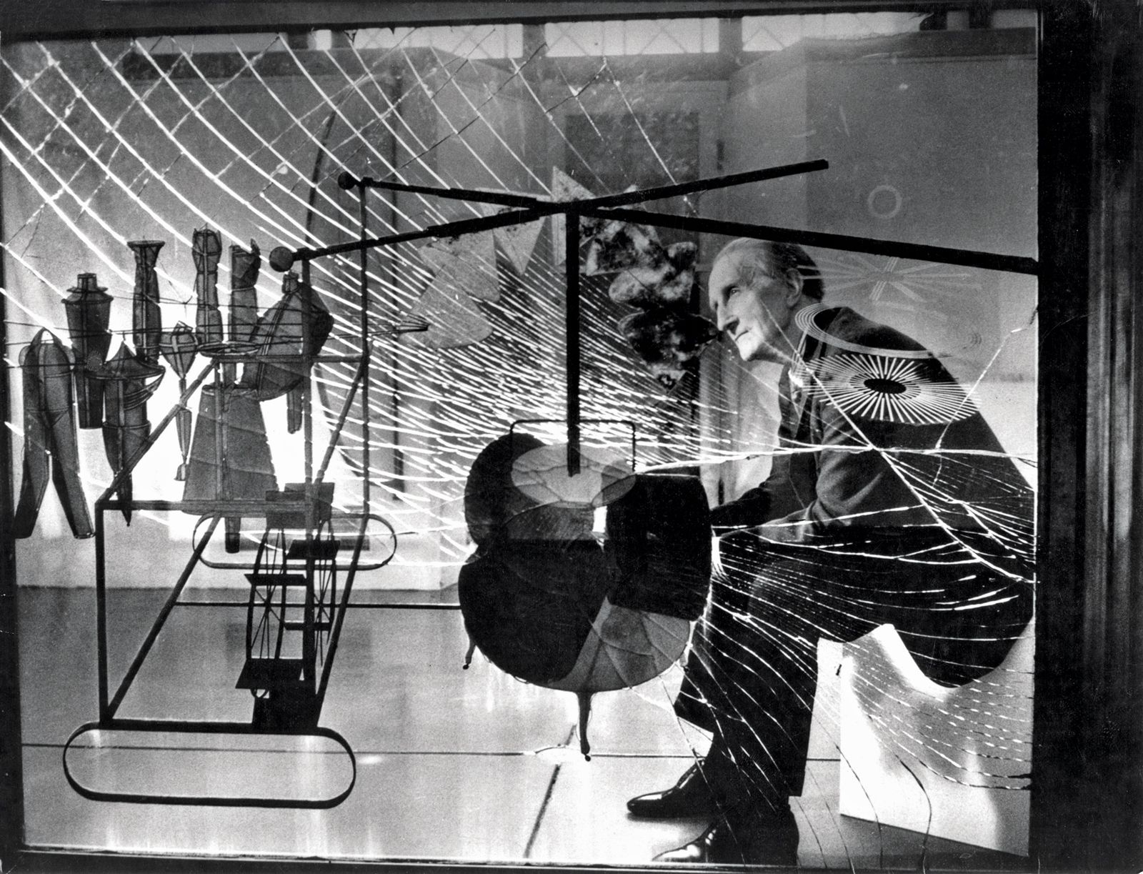 Duchamp regarded The Large Glass  (1915-23) as a work that was not influenced by any other artist or movement Mark Kauffman/The LIFE Images Collection/Getty Images; © Association Marcel Duchamp/ADAGP, Paris, and DACS, London, 2018