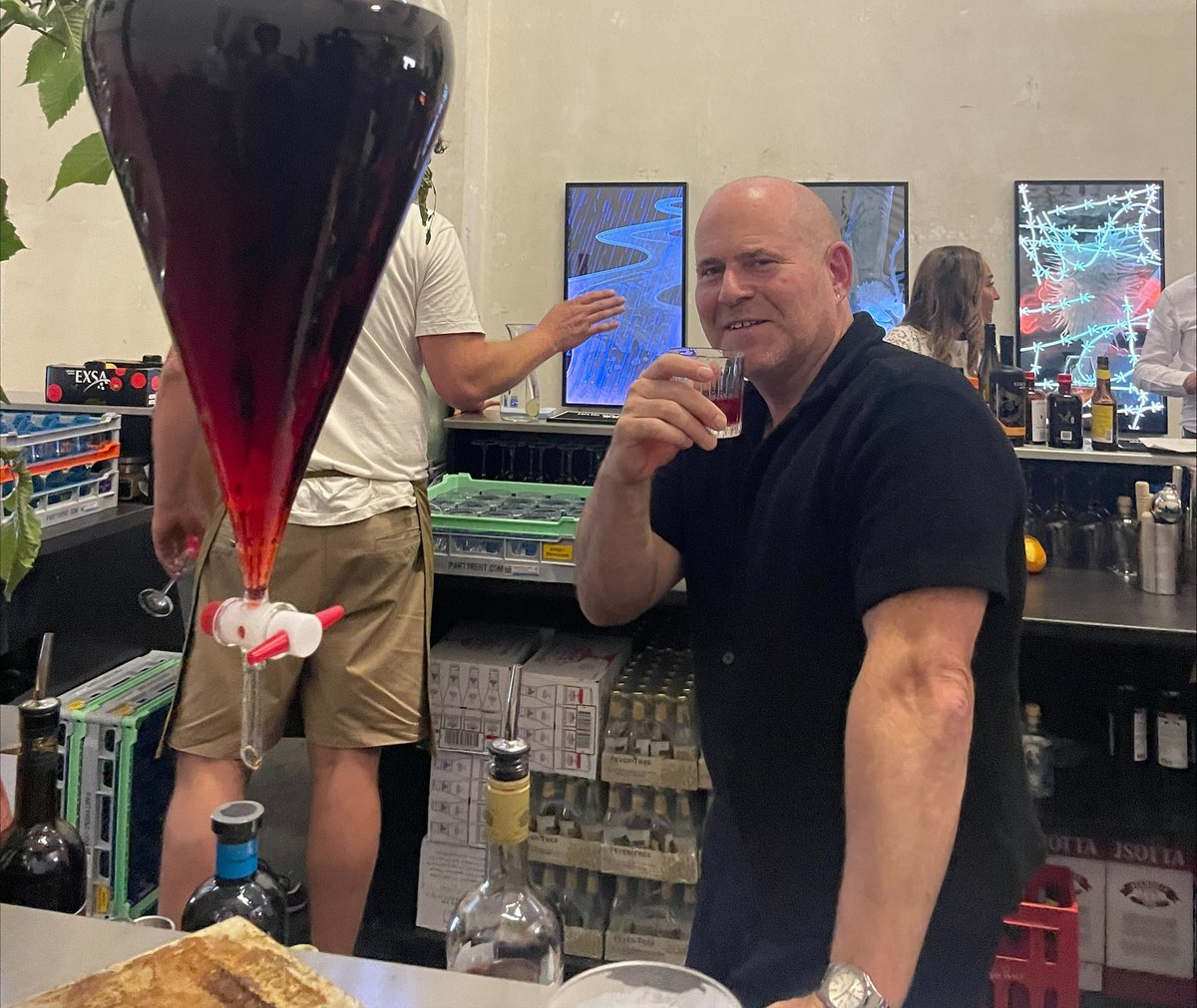 Marc Spiegler's landed a new job in Basel—behind the bar Photo: The Art Newspaper