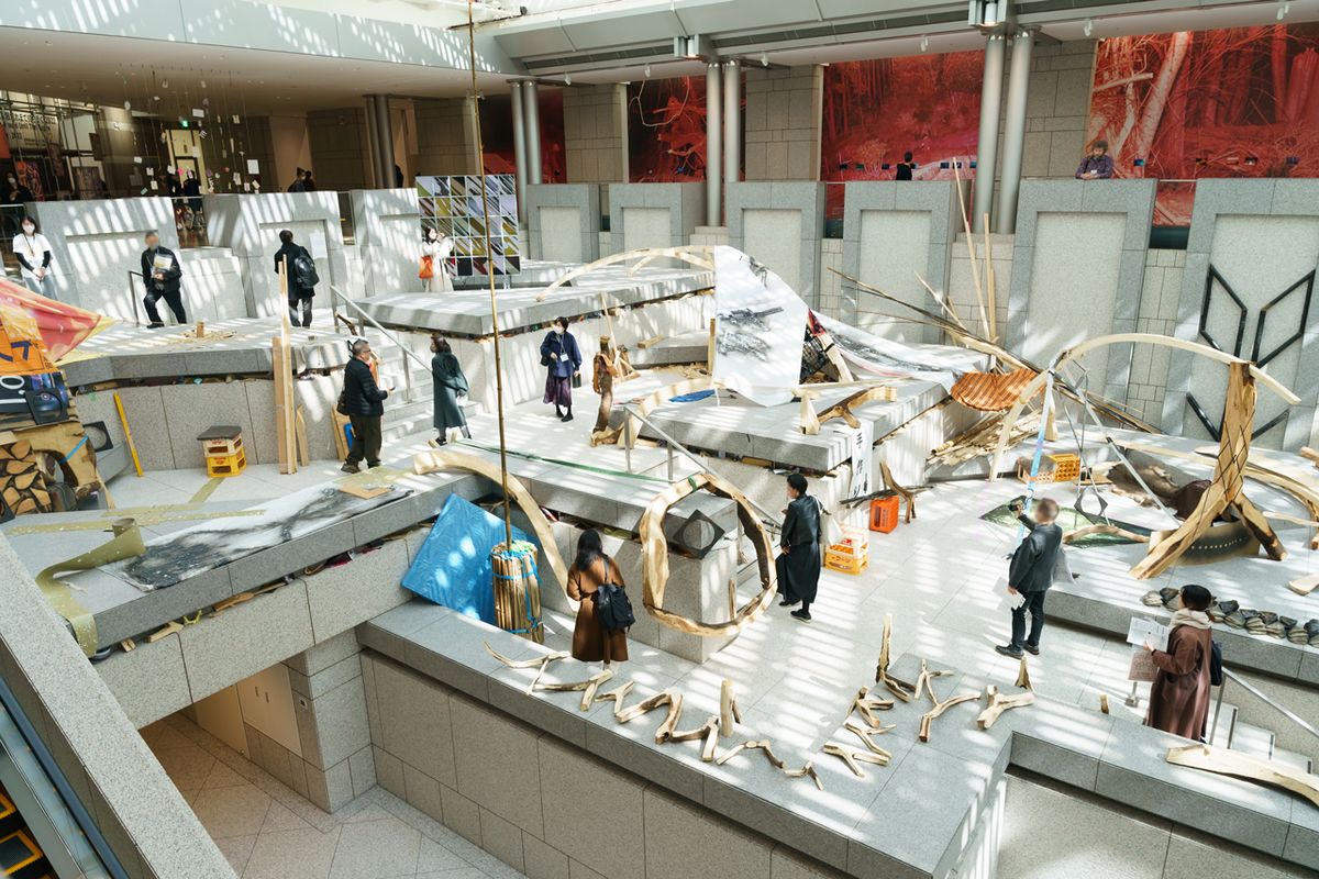 8th Yokohama Triennale installation view at Yokohama Museum of Art Photo: TOMITA Ryohei