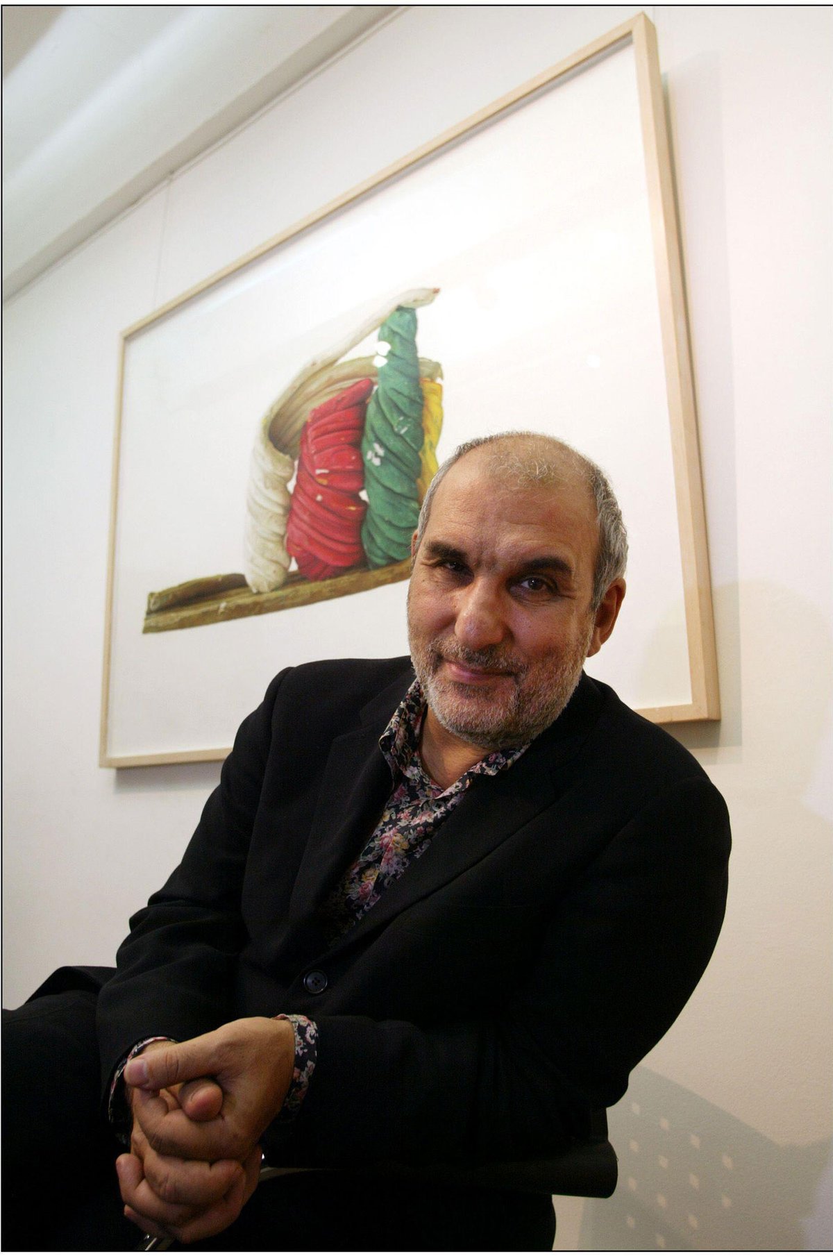 Alan Yentob at BBC TV Centre, Wood Lane, in London, 2004 David Sandison / Independent / Alamy Stock Photo