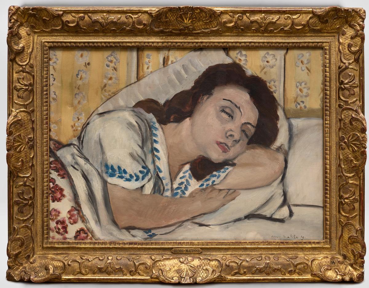 Henri Matisse's Marguerite endormie (1920) is one of the works that has been donated © Martin Parsekian