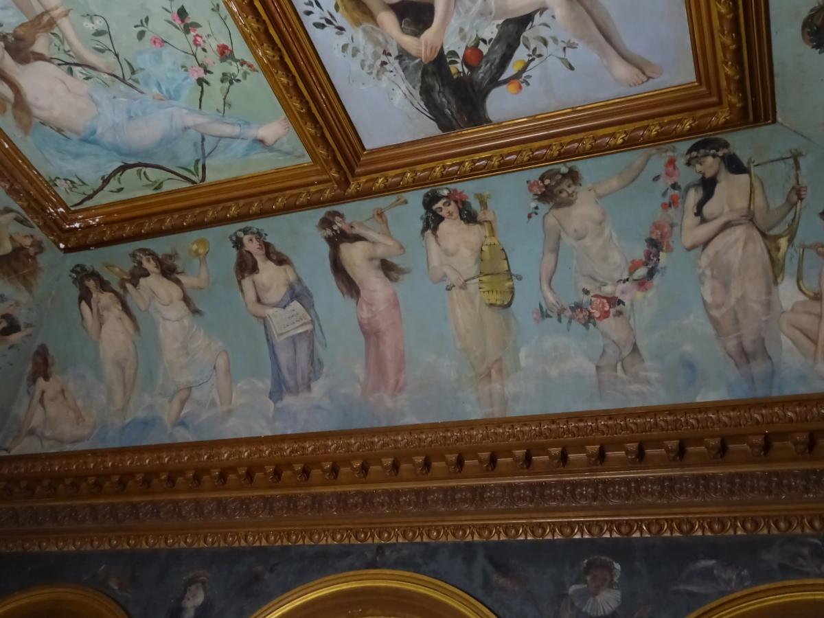 Paintings of musicians by Elizabeth Arkwright, at Parndon Hall
Courtesy of the Victorian Society
