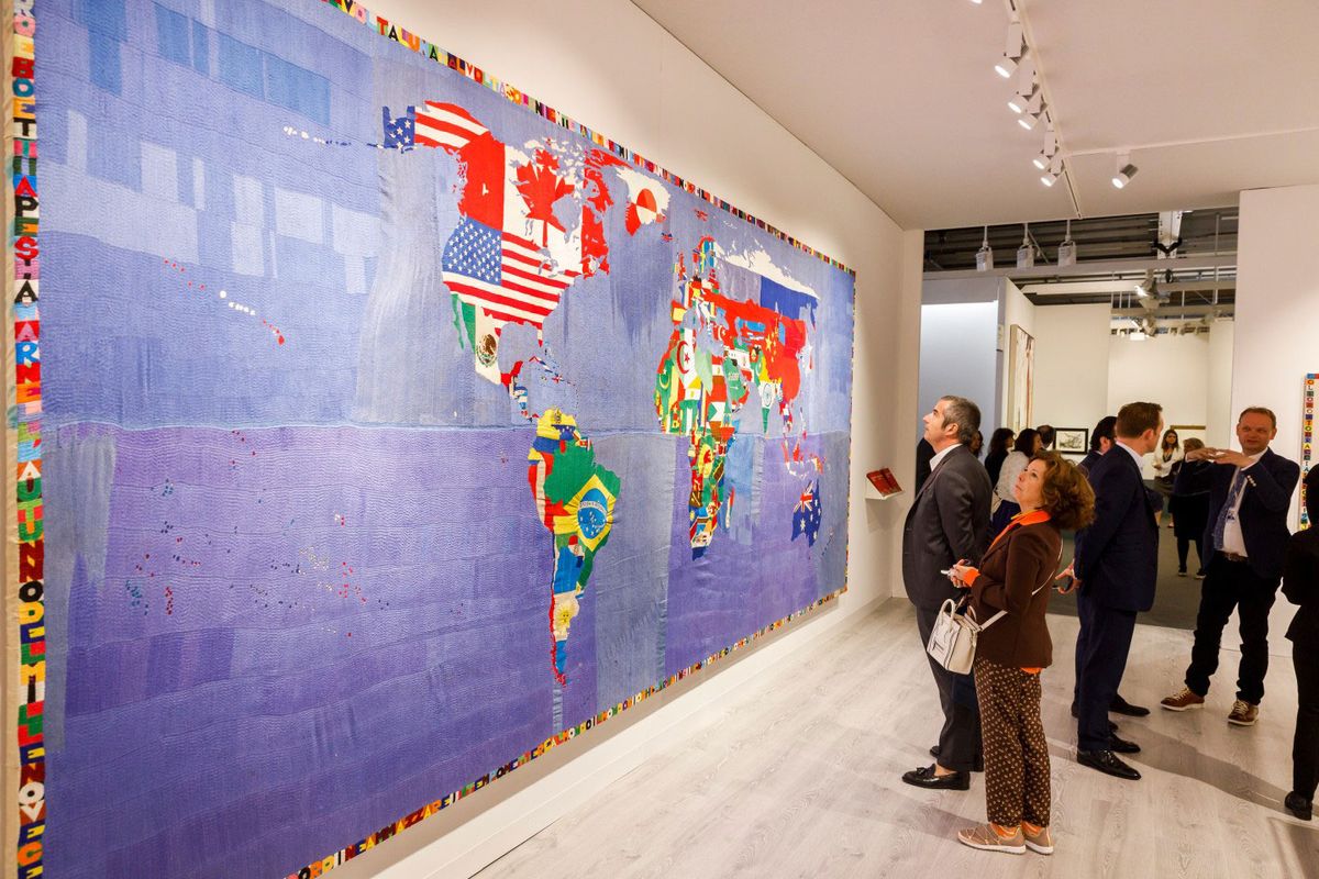 Art fairs, such as Art Basel, are still a major source of revenue © Art Basel