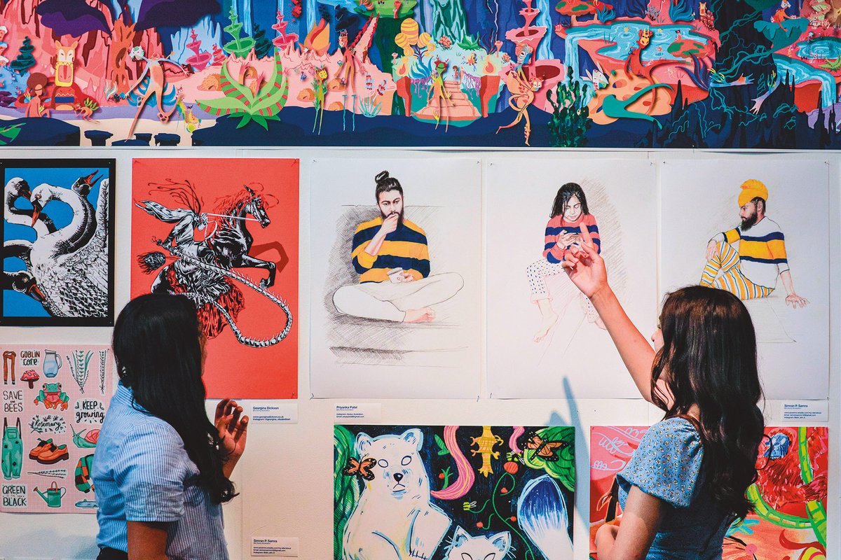 Students from the University of Wolverhampton, which has a “rolling programme of course closures and redundancies”, including the permanent closure of its glass and ceramics BA and MA courses
Photo: Imageplotter / Alamy Stock Photo