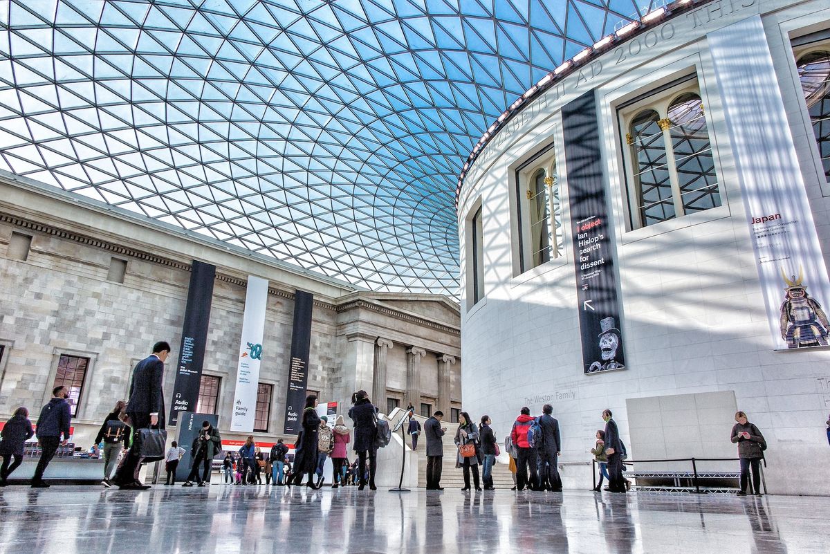 The British Museum's great court Photo by Nicolas Lysandrou on Unsplash