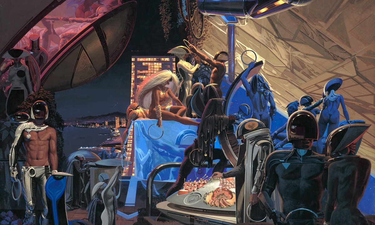 The future used to be sexy, at least in Syd Mead's visionary science-fiction art