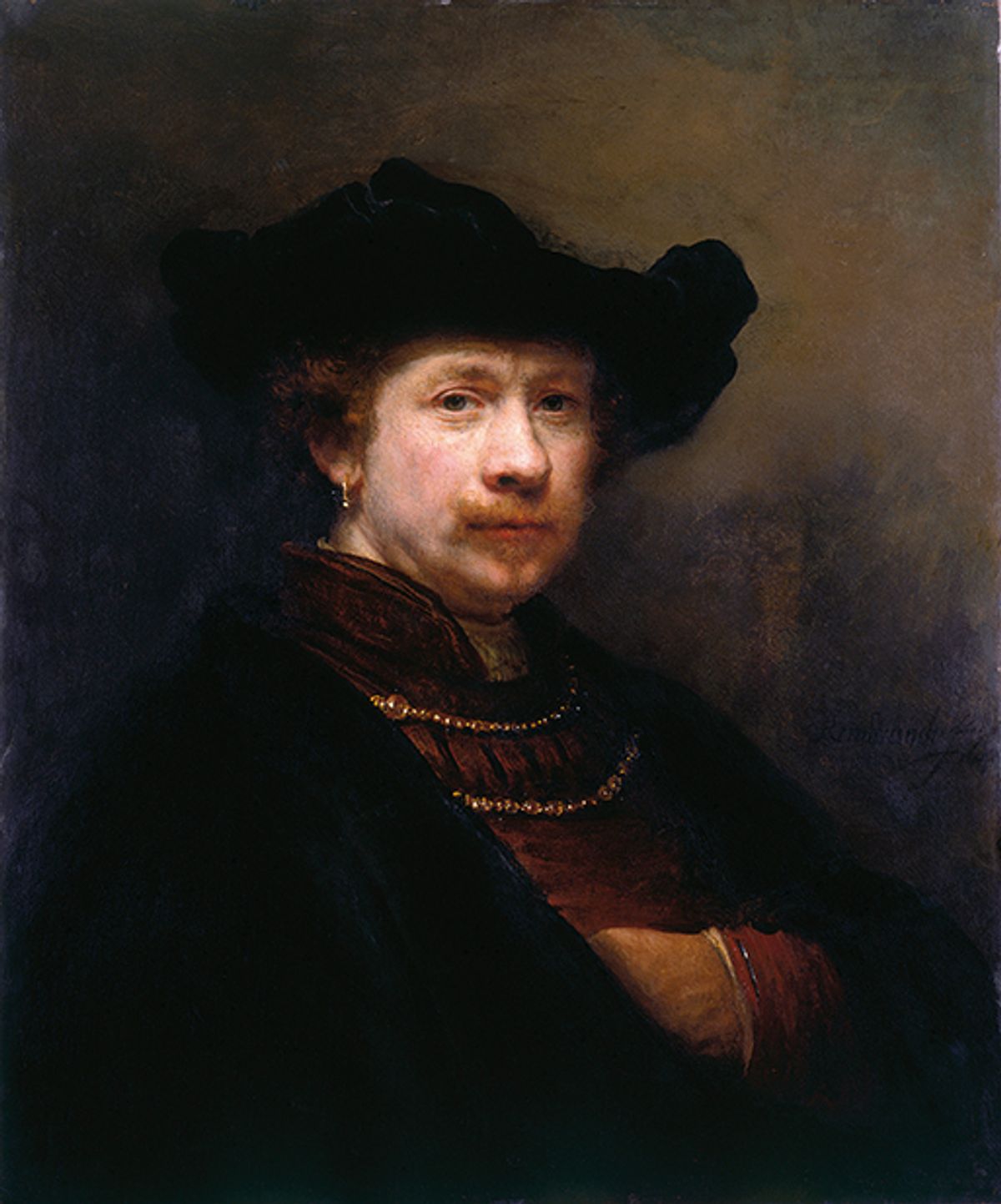 Rembrandt van Rijn's Self-Portrait (1642) © Her Majesty Queen Elizabeth II 2018; courtesy of Royal Collection Trust/Dutch Pictures