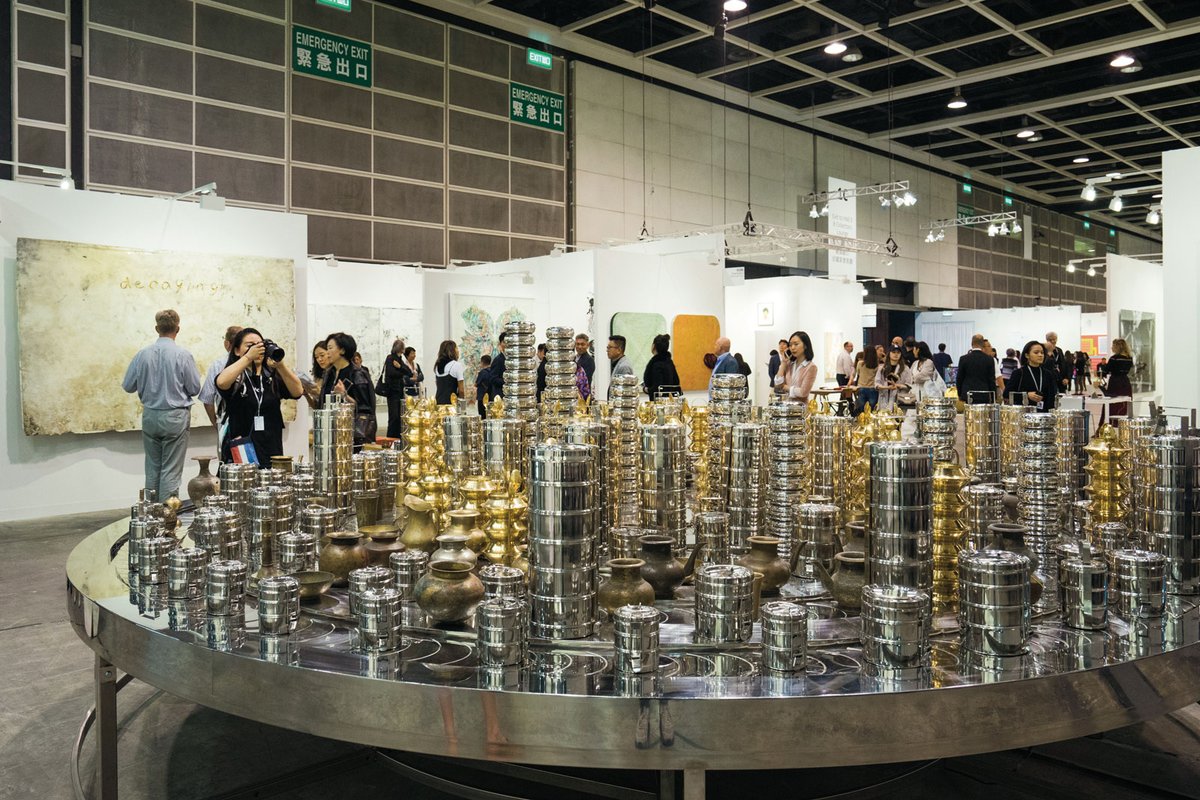 Subodh Gupta’s Start.Stop. (2008) is in the Encounters sector of this year’s Art Basel in Hong Kong fair Liu Jingya