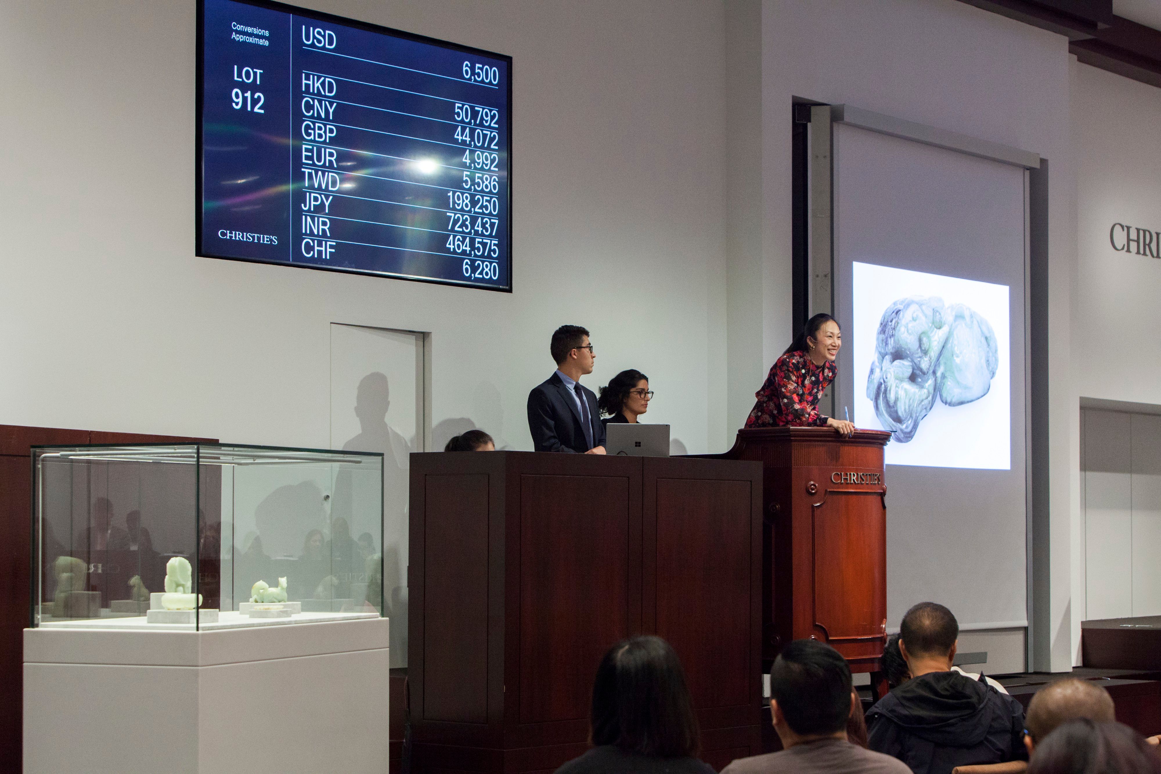 Christie’s Asian Art Week sales in New York this September realised $34.7m. Collectors may have had to pay up to 25% more for works originating from China per Trump’s original tariff proposal. © Christie's