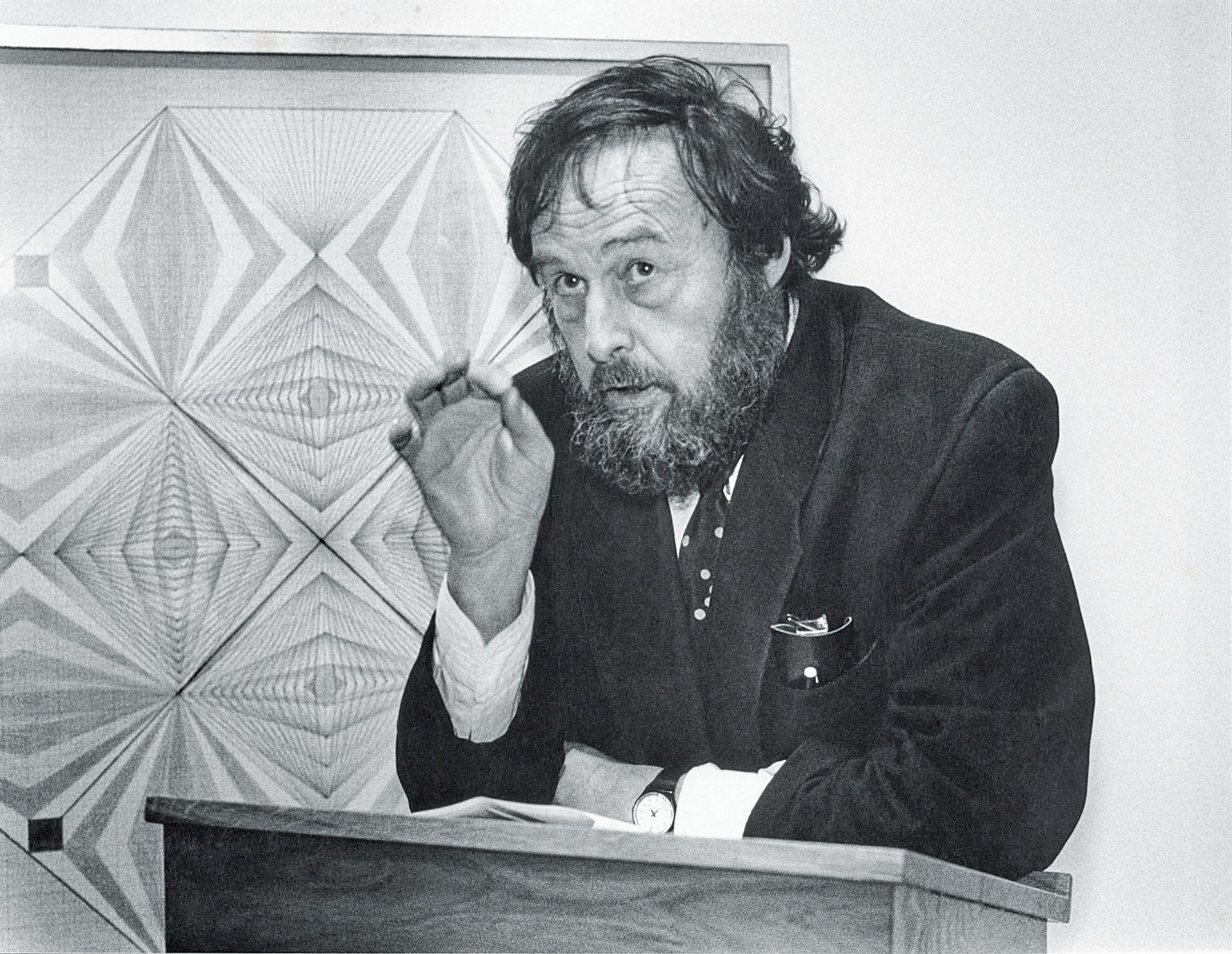 The inventor of “curator”: Harald Szeemann, photographed by Roland Beck in the 1980s Roland Beck, © Getty Research Institute, Los Angeles