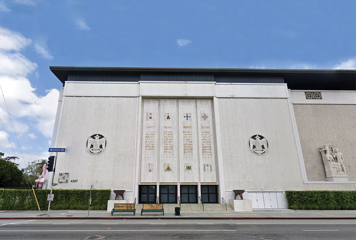 Closed: The Marciano Art Foundation, housed in a former Scottish Rite Masonic Temple on Wilshire Boulevard in Los Angeles
