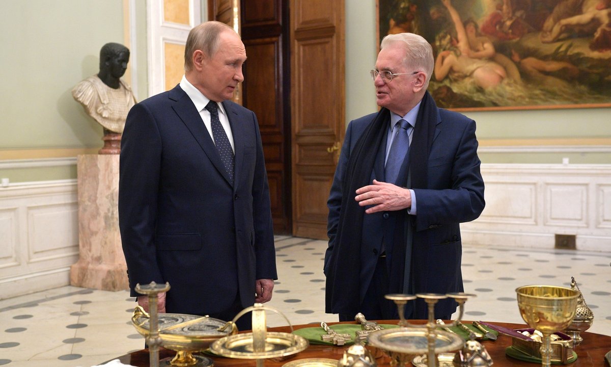 Hermitage director Mikhail Piotrovsky compares Russian export of culture to country’s ‘operation’ in Ukraine Hermitage director Mikhail Piotrovsky compares Russian export of culture to country’s ‘operation’ in Ukraine