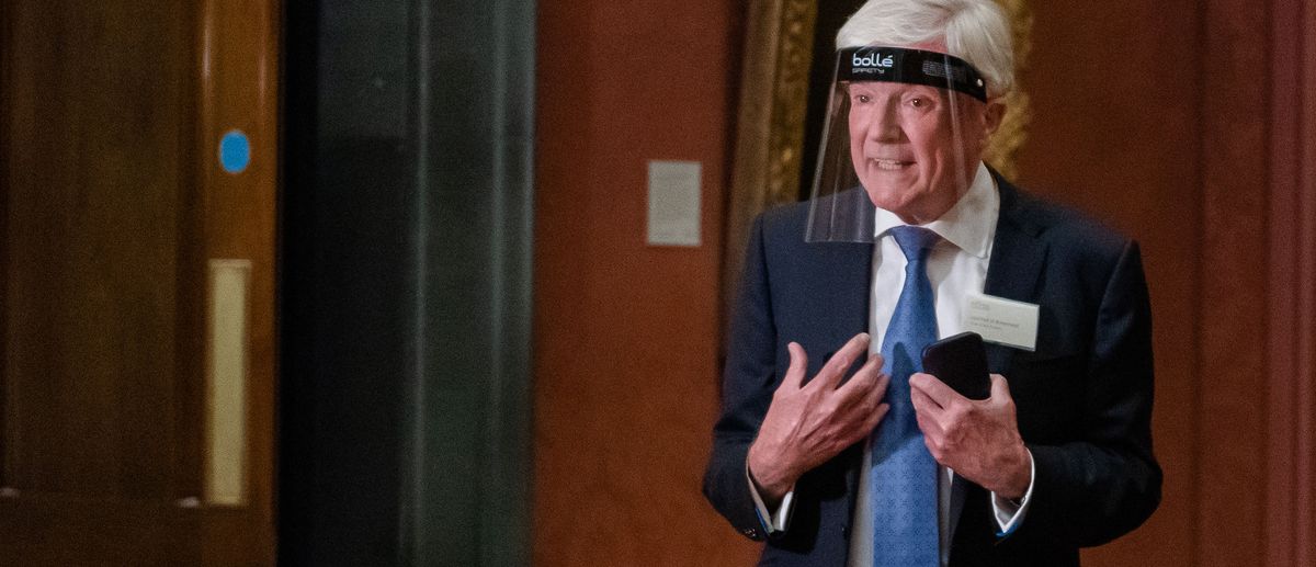 Tony Hall at the National Gallery, London, 28 July 2020 © The National Gallery, London