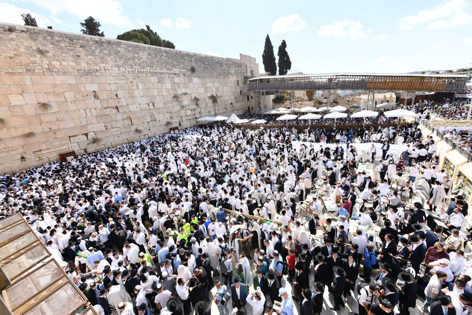 The Western Wall in Ancient Jerusalem is subject to a controversial Israeli development plan. Courtesy of The Western Wall Heritage Foundation 