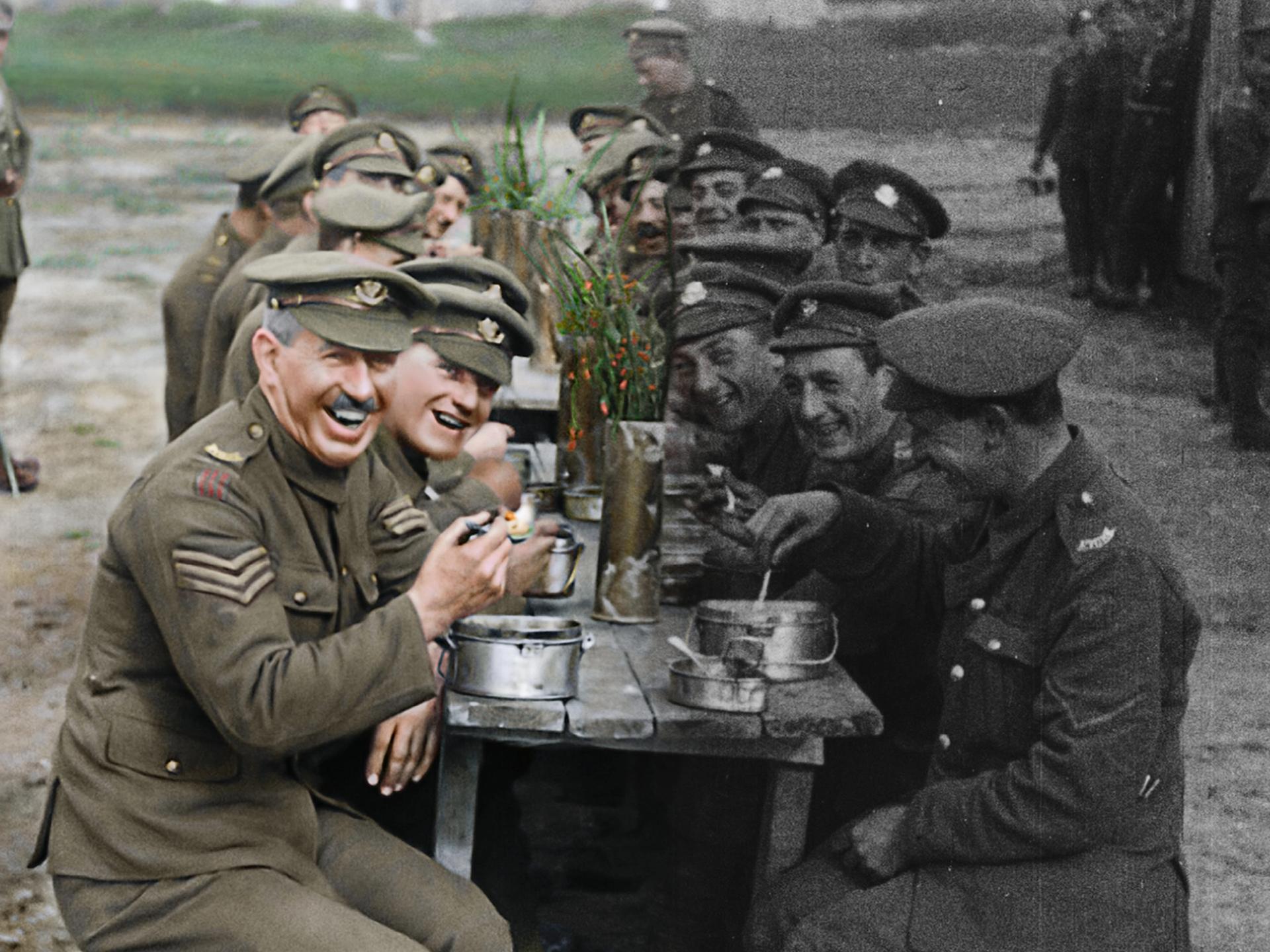 Still from They Shall Not Grow Old (2018) by WingNut Films with Peter Jackson. © IWM / Wingnut Films