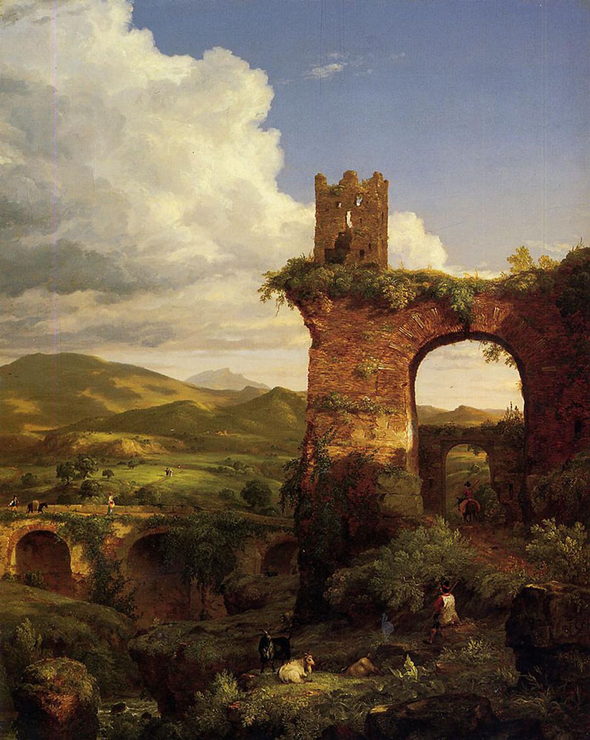 Thomas Cole's The Arch of Nero (1846), sold by the Newark Museum of Art 
