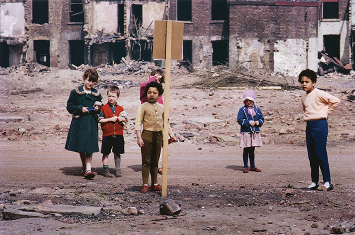 The photographer Shirley Baker documented some of the poorest districts in Manchester, such as Hulme, photographed here in 1965 © Mary Evans Picture Library 2021