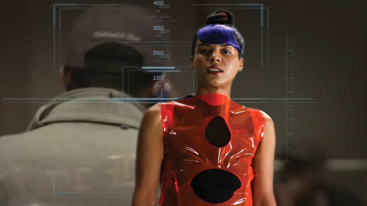 A still from Lynn Hershman Leeson's Shadowstalker (2019) Image of the artist and the Fine Arts Museums of San Francisco