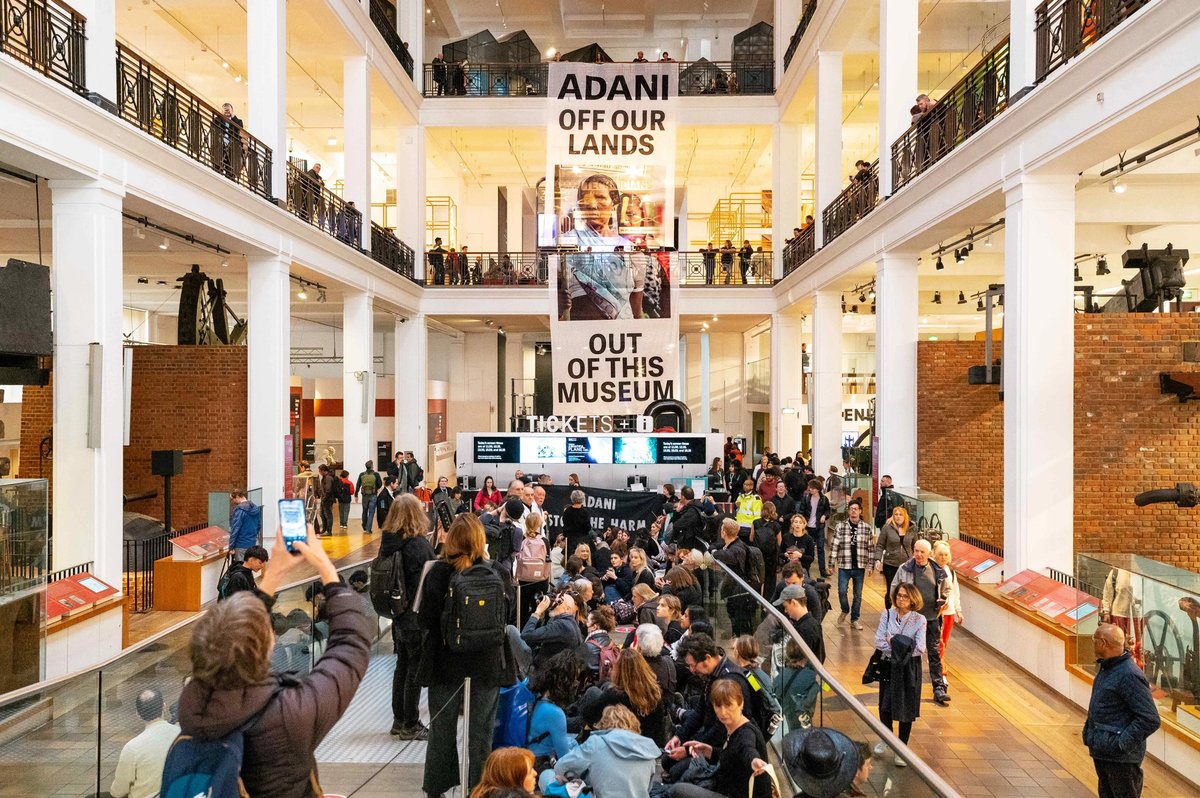 More than 150 people attended Saturday's demonstration at the Science Museum in London
Photo: Andrea Domeniconi