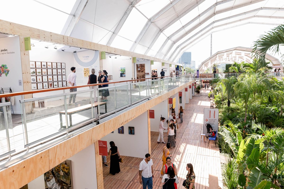 The opening of this year's ArtRio in Rio de Janeiro Bruno Ryfer/ArtRio