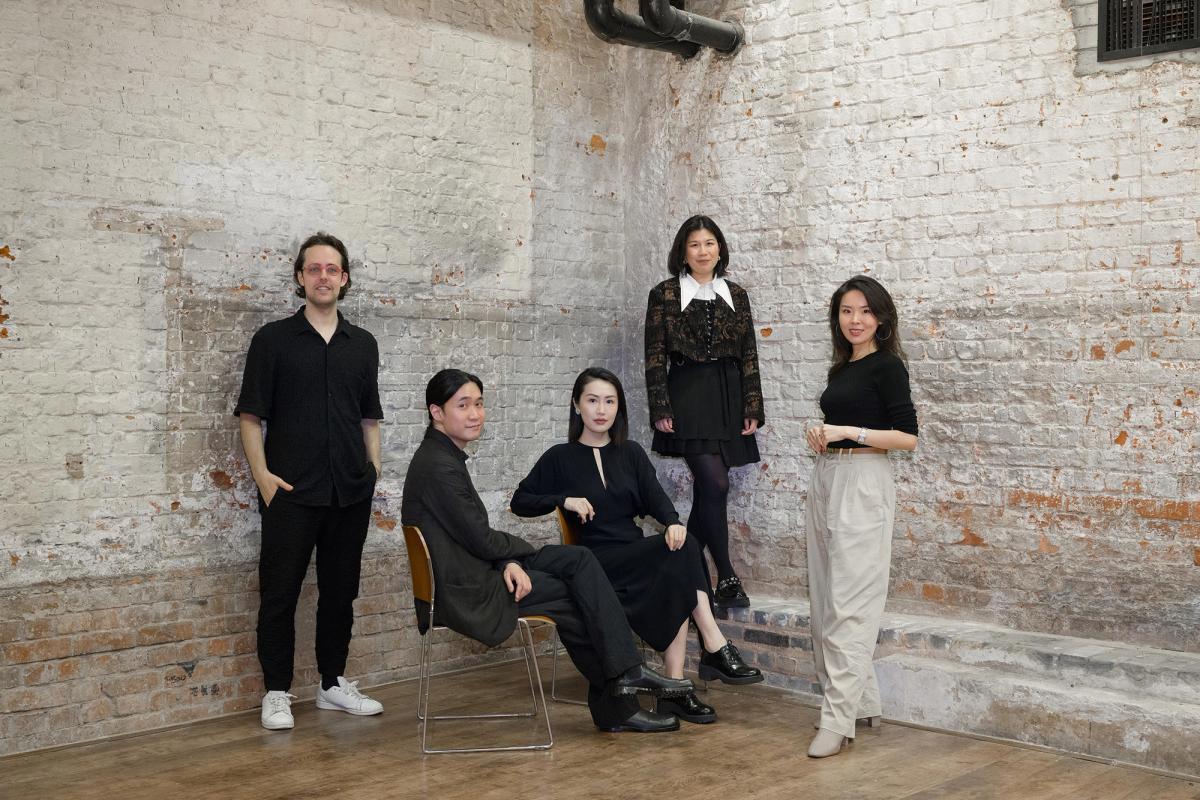 The Supper Club team, left to right: Willem Molesworth, Alex Chan, Anqi Li, Ysabelle Cheung andGuoying Stacy Zhang Photo by Felix SC Wong. Courtesy Supper Club, Hong Kong