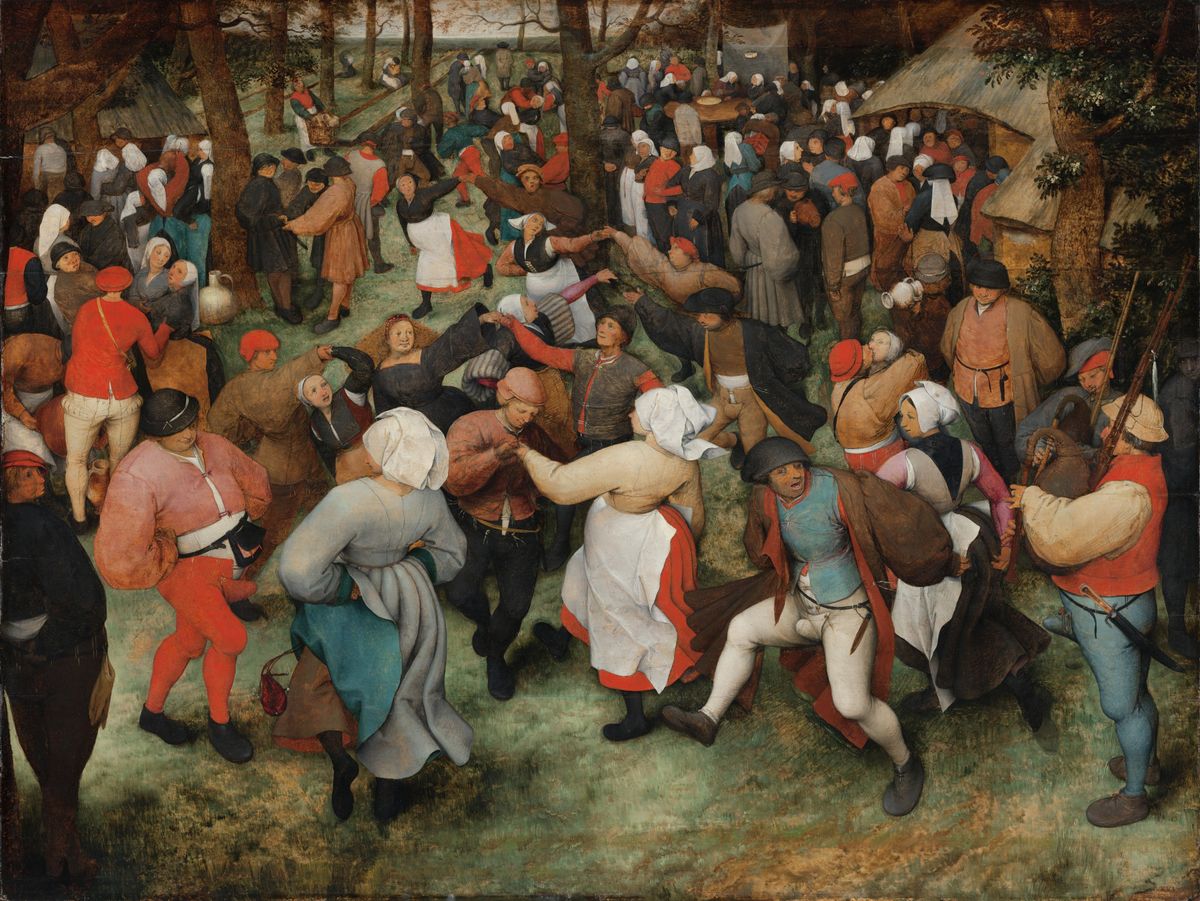 Pieter Bruegel the Elder's The Wedding Dance (1566) Detroit Institute of Arts