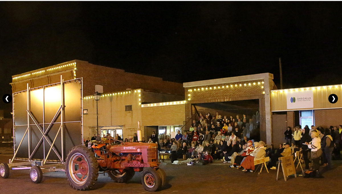 The Storefront Theatre in Lyons, Nebraska, by Matthew Mazzotta Dezeen