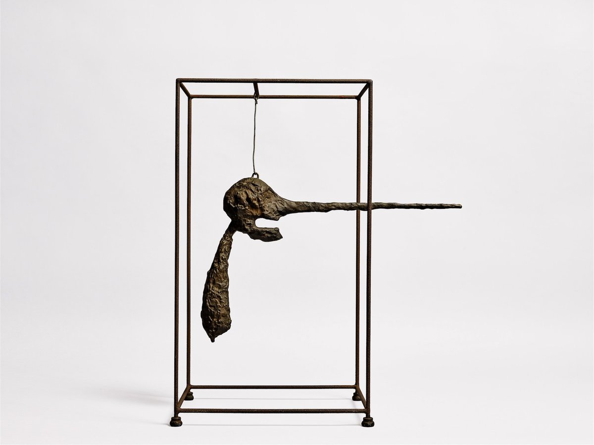The ownership of Le Nez by Alberto Giacometti is the the central question of a lawsuit filed in New York this week. Courtesy Sotheby's