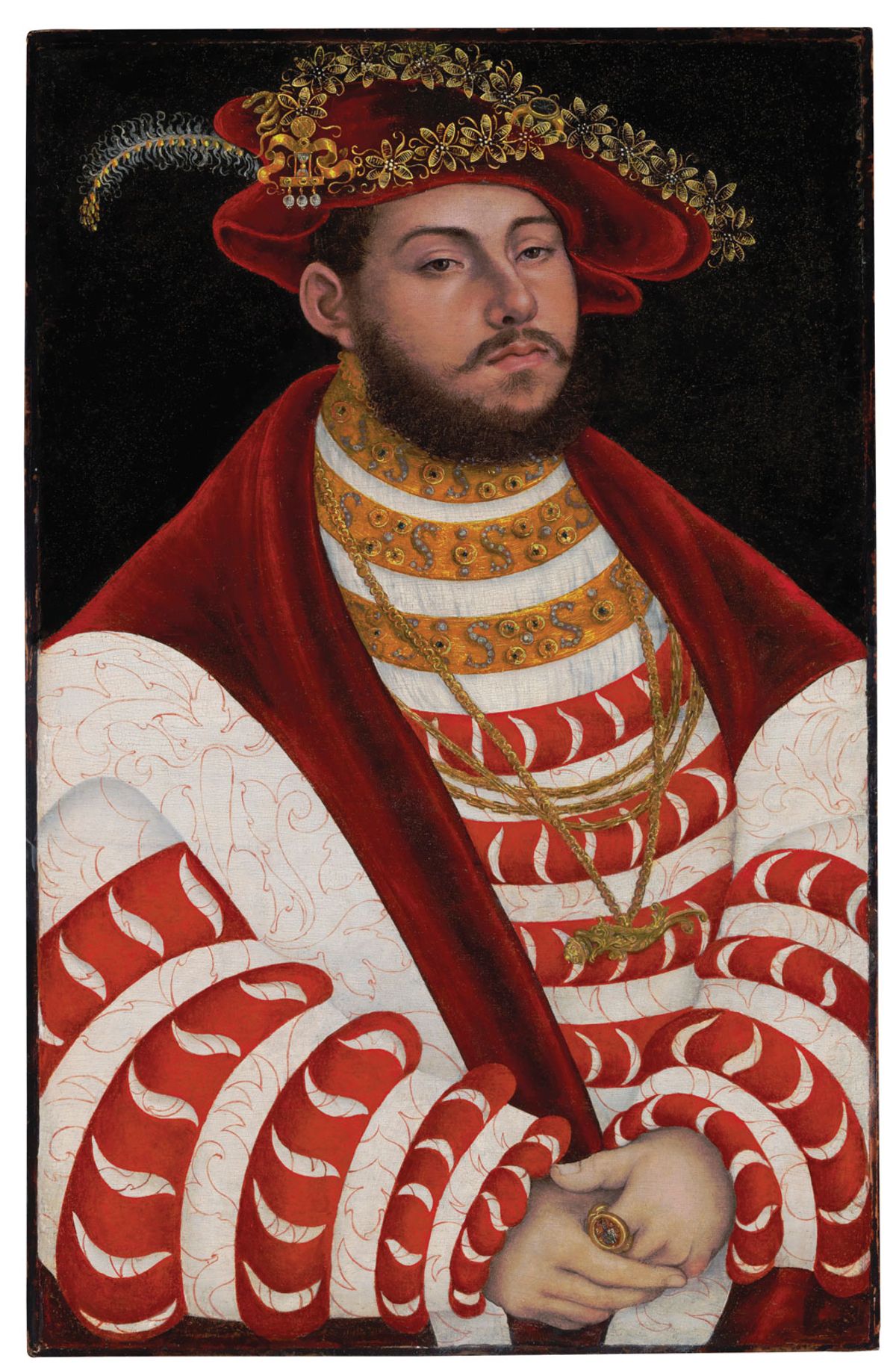 Lucas Cranach the Elder, Portrait of John Frederick I, Elector of Saxony (around 1530s) CHRISTIE'S IMAGES LTD. 2018