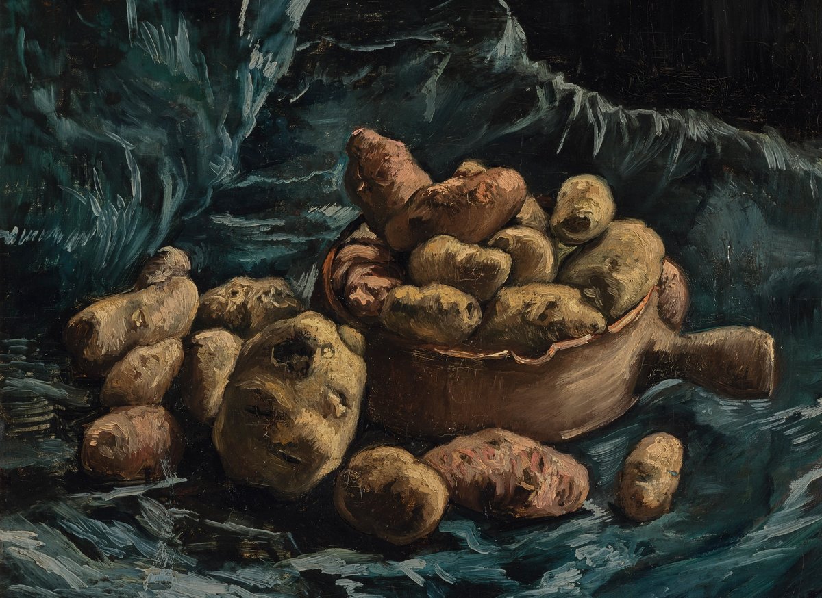 Van Gogh’s Still life with Potatoes (autumn 1886)
Boijmans van Beuningen Museum, Rotterdam (photograph Studio Tromp)