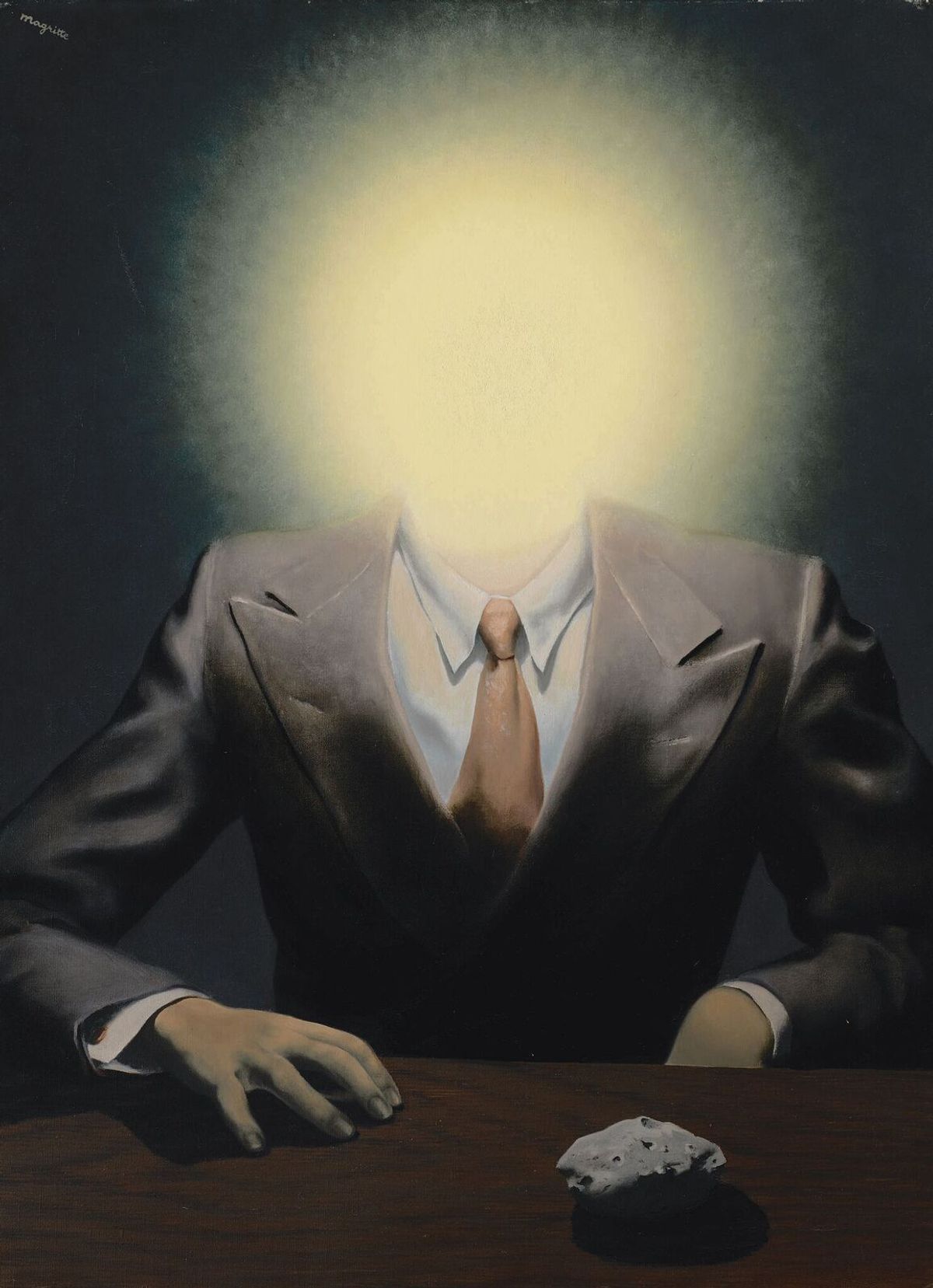 René Magritte's Le principe du plaisir (1937) brought in $23.5m ($26.8m with fees), well over its high estimate of $20m Sotheby's