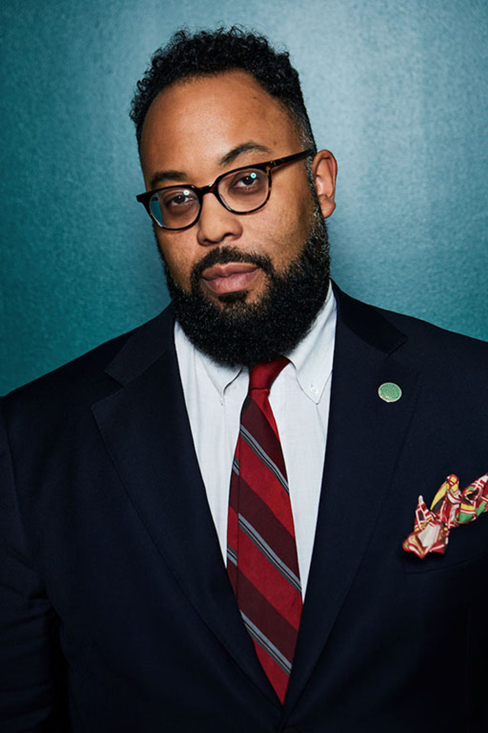 Kevin Young, the director of the Schomburg Center for Research in Black Culture in Harlem Melanie Dunea