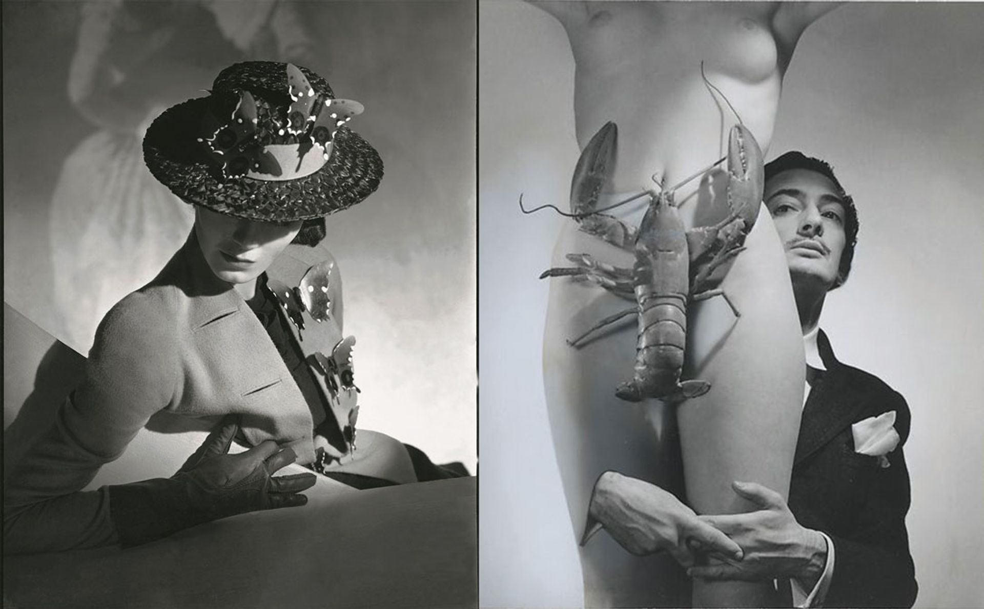 



Elsa Schiaparelli photographed by Horst P Horst for Vogue USA in 1937 and Salvador Dalí by George Platt Lynes in 1939 © Horst P. Horst, Vogue / Condé Nast; © Estate of George Platt Lynes
