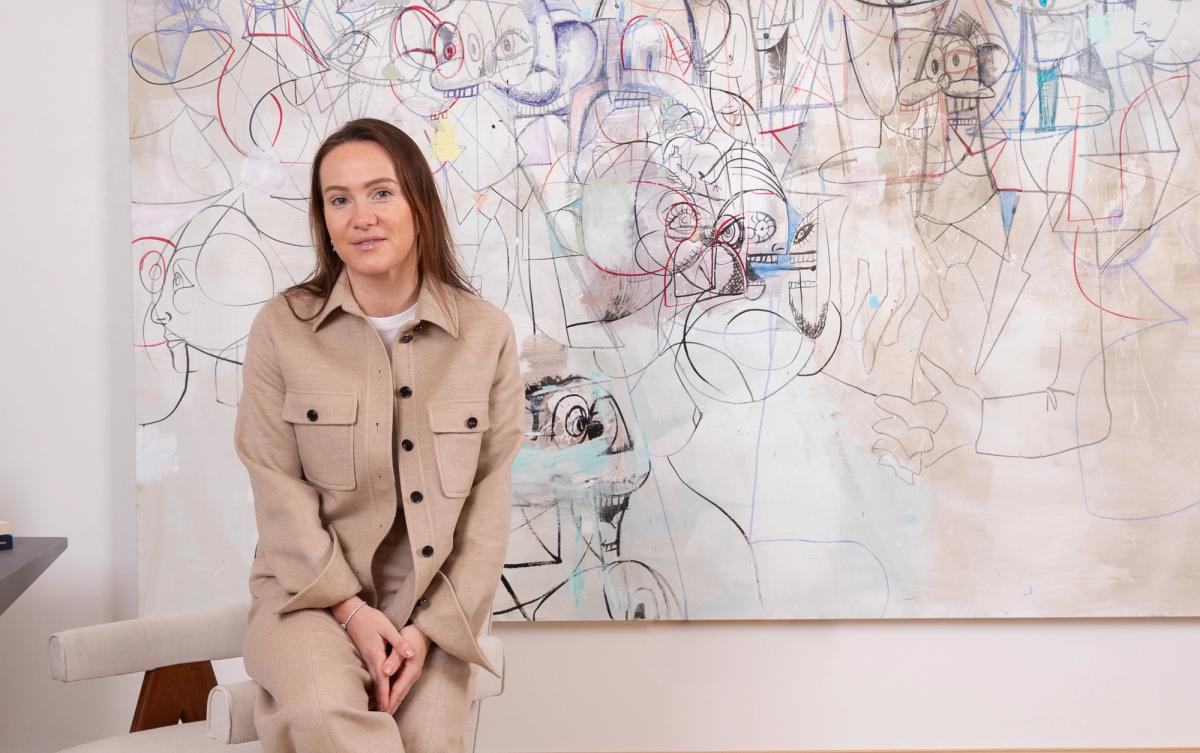 Anastasia Bukhman says that moving to London and studying art history at the Sotheby’s Institute was “like a new world” Photo: @davidowensphoto