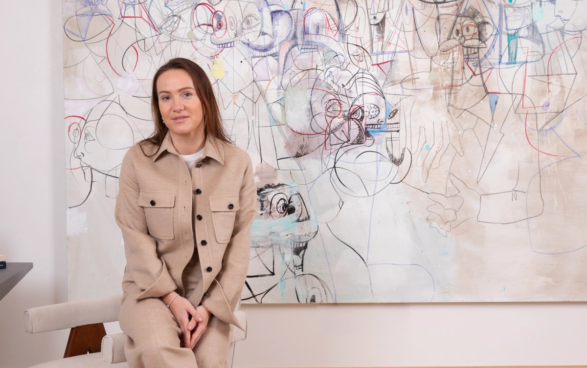 Anastasia Bukhman says that moving to London and studying art history at the Sotheby’s Institute was “like a new world” Photo: @davidowensphoto
