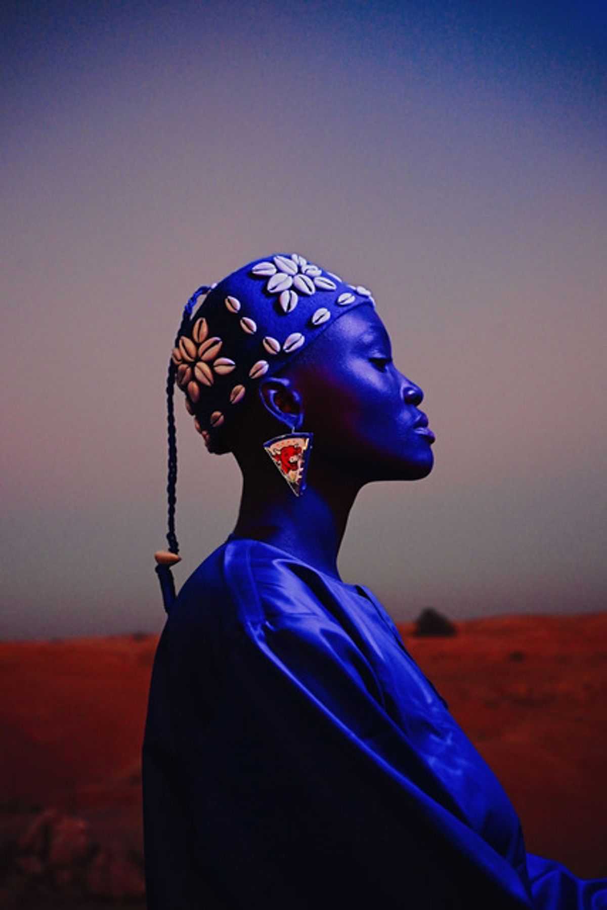 Mous Lamrabat's The girl with the cheesy earrings (2022) Courtesy of Loft Art Gallery