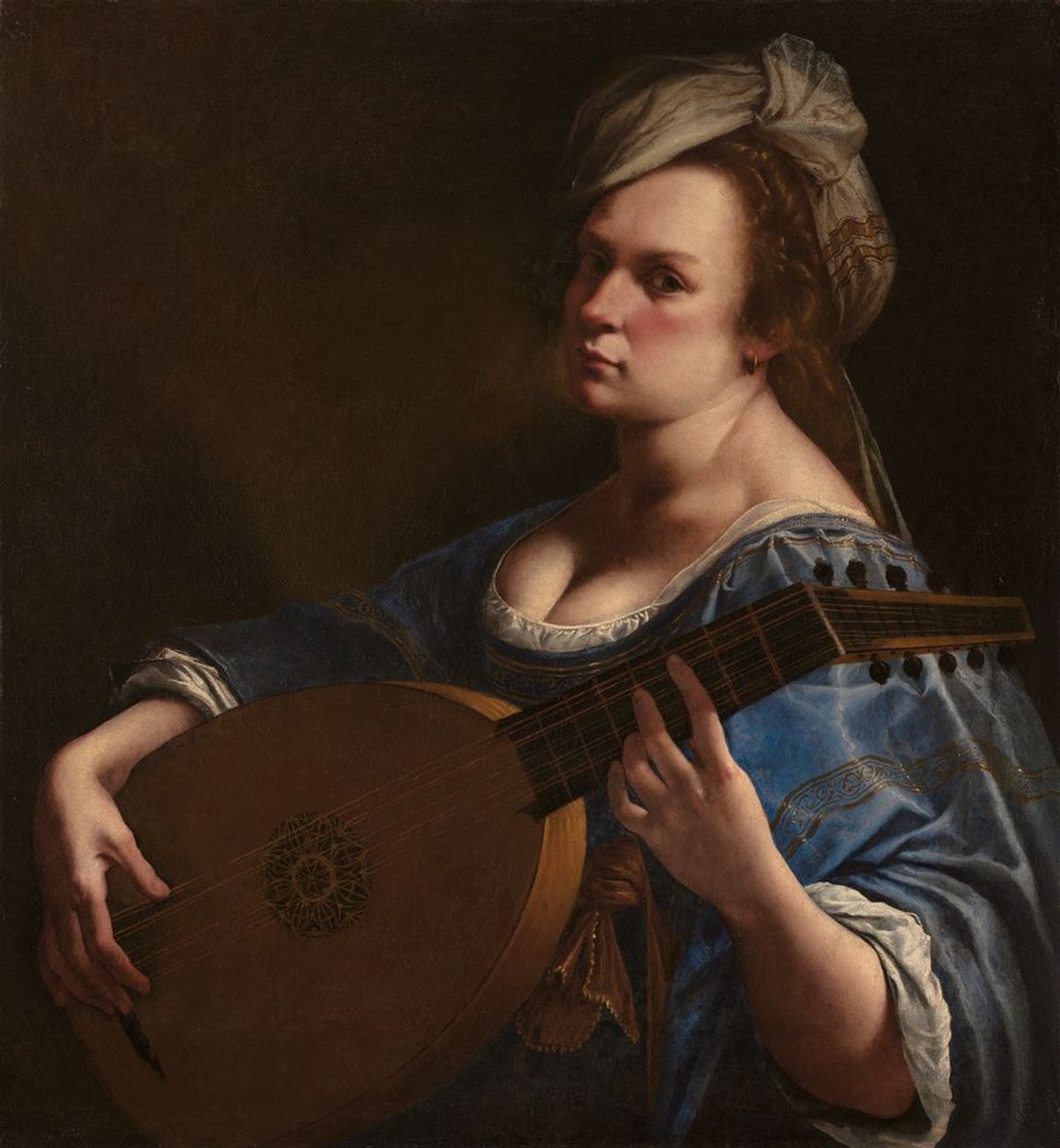 Artemisia Gentileschi's Self Portrait as a Lute Player (around 1615-18) © Wadsworth Atheneum Museum of Art