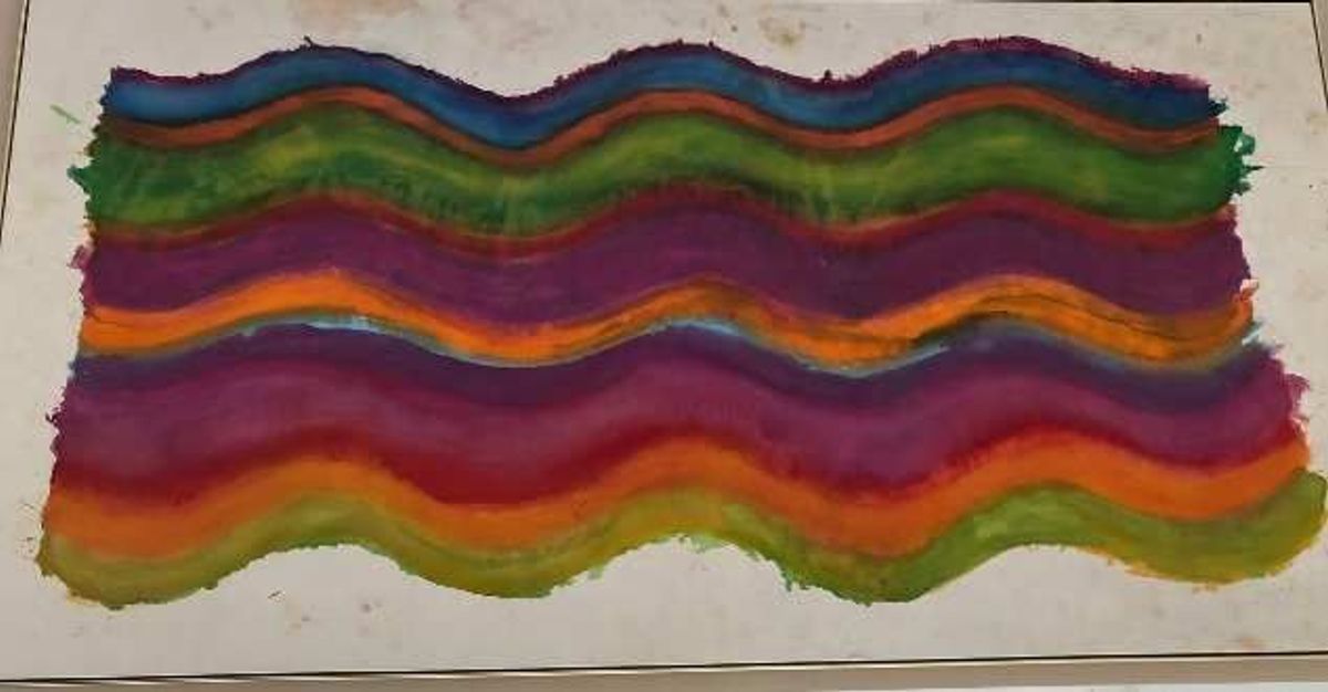 An 'accurate reproduction' of Pat Lipsky's Bright Music II according to the artist's lawsuit